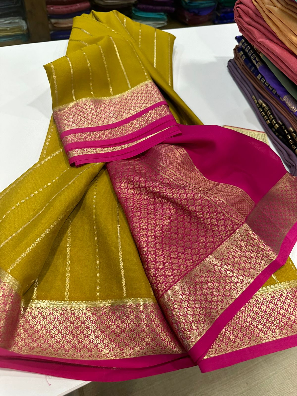 Pure Mysore Silk Saree