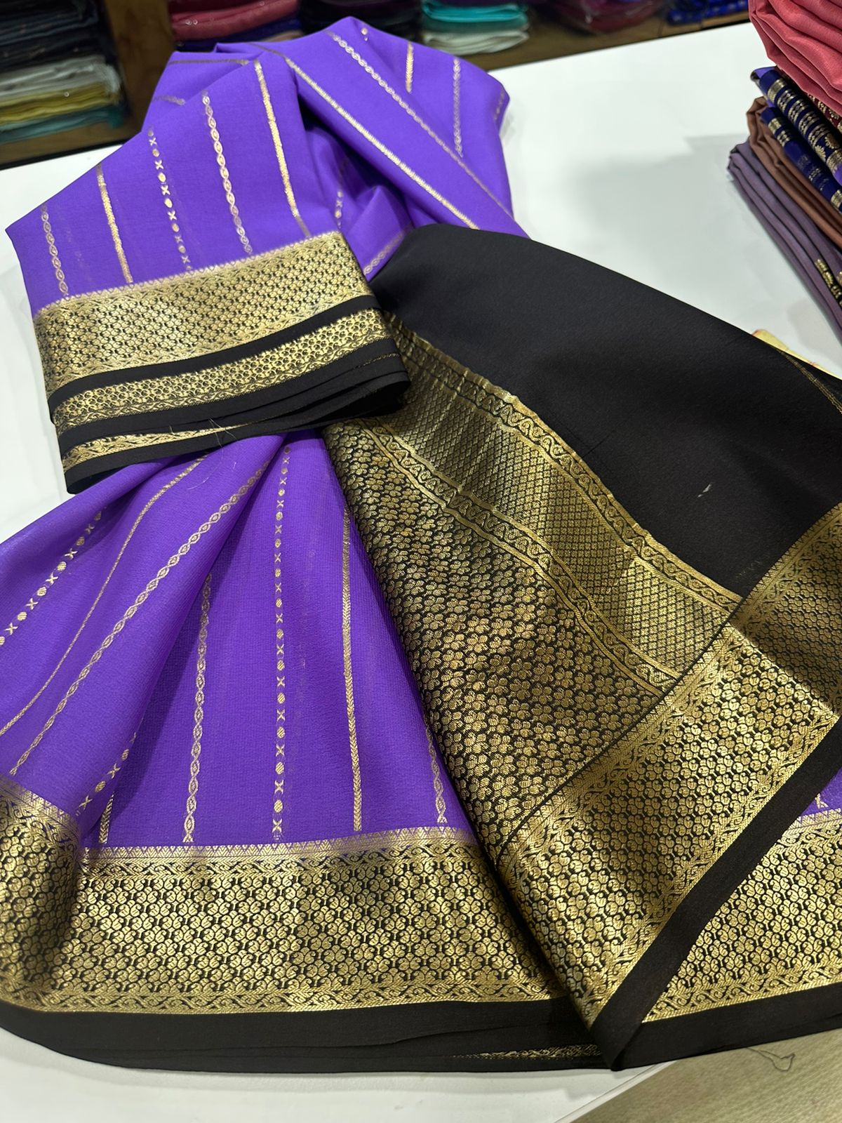 Pure Mysore Silk Saree