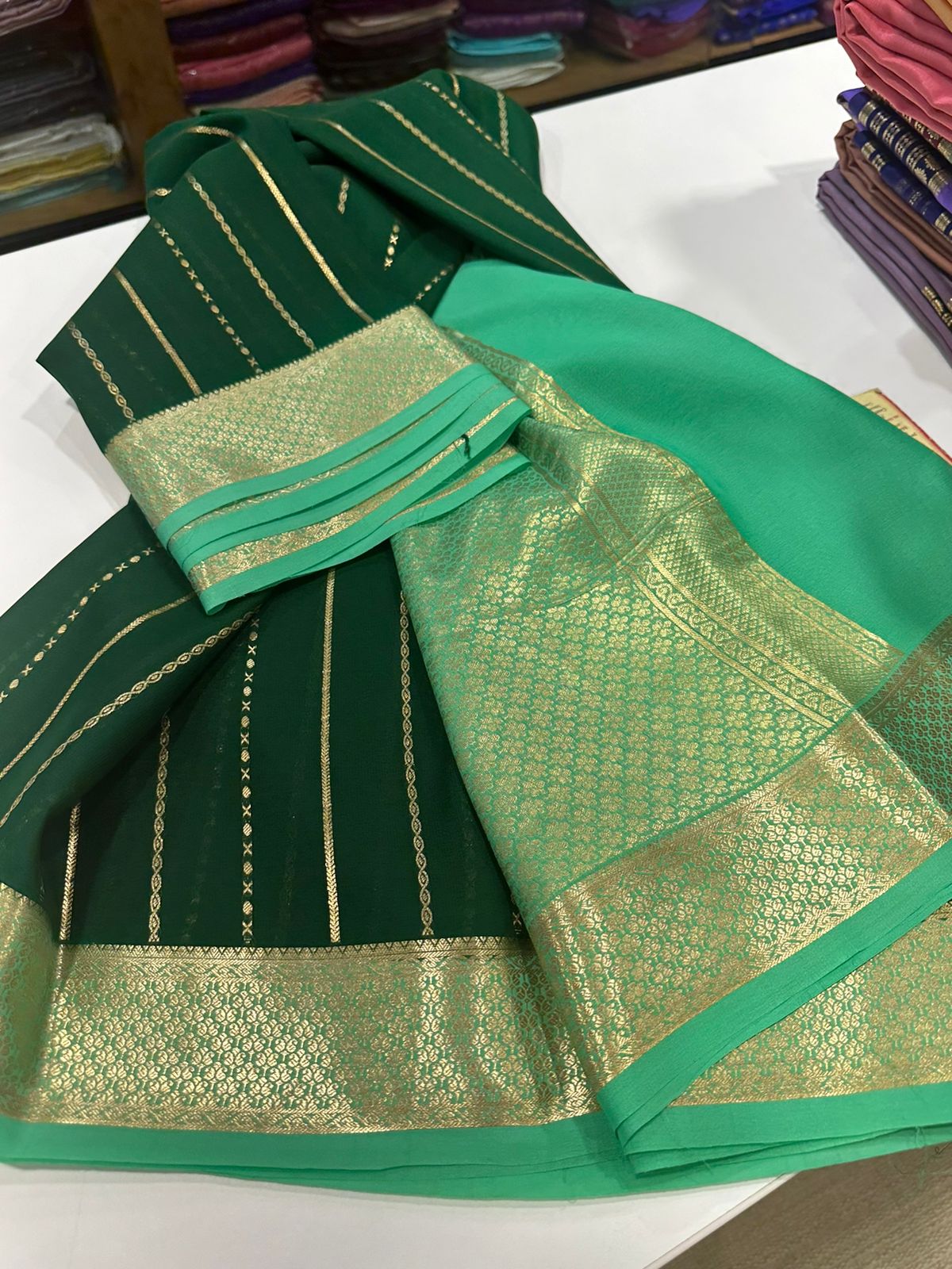 Pure Mysore Silk Saree