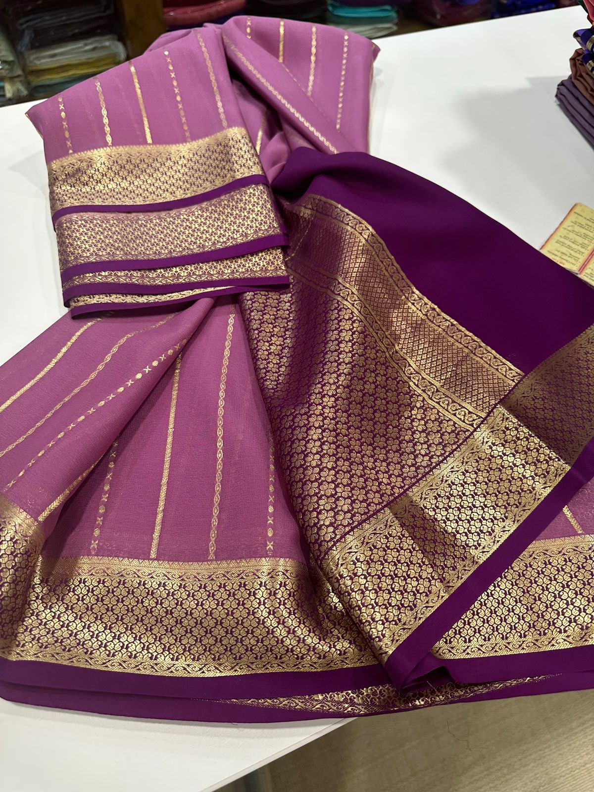 Pure Mysore Silk Saree