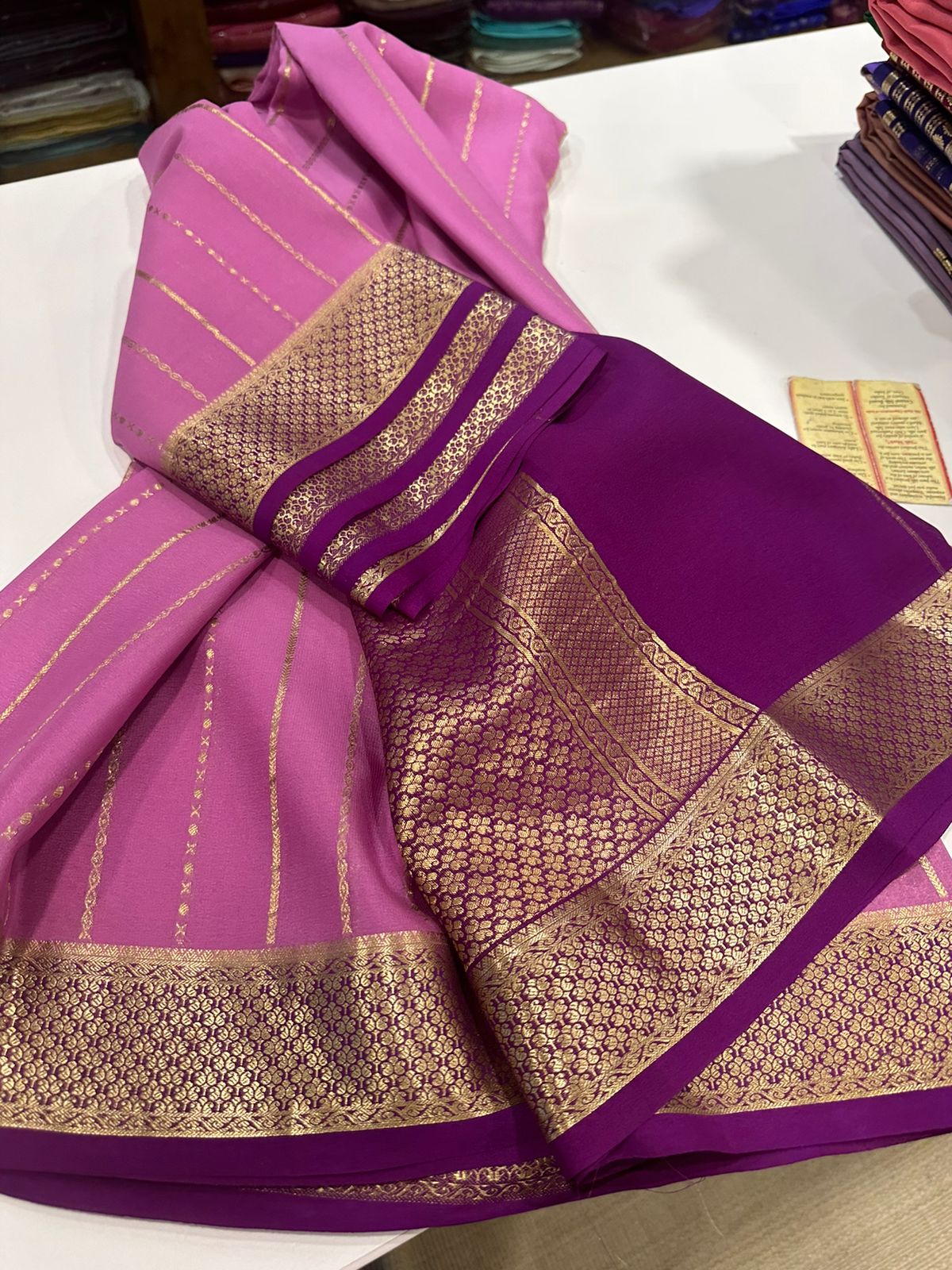 Pure Mysore Silk Saree