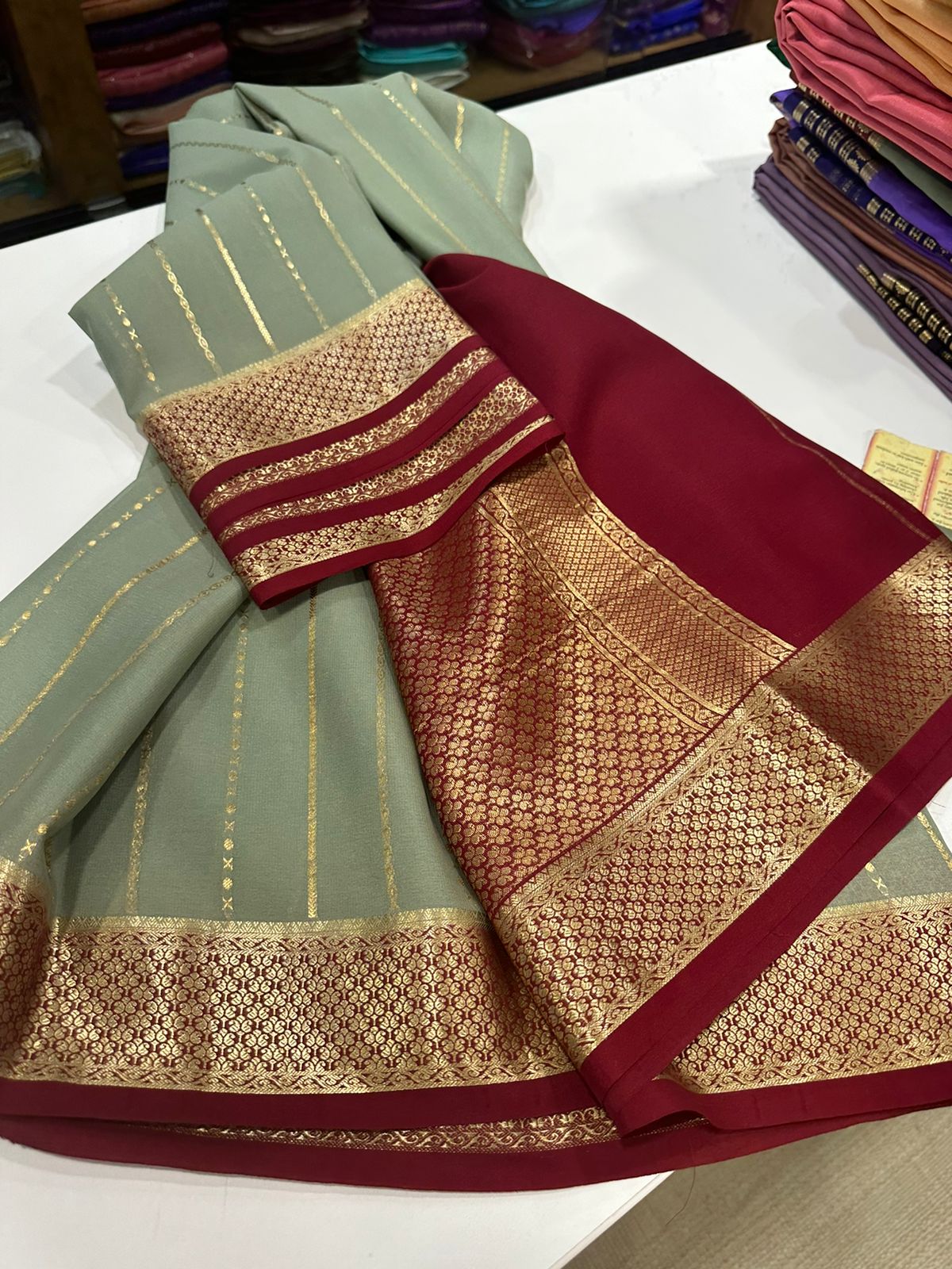 Pure Mysore Silk Saree