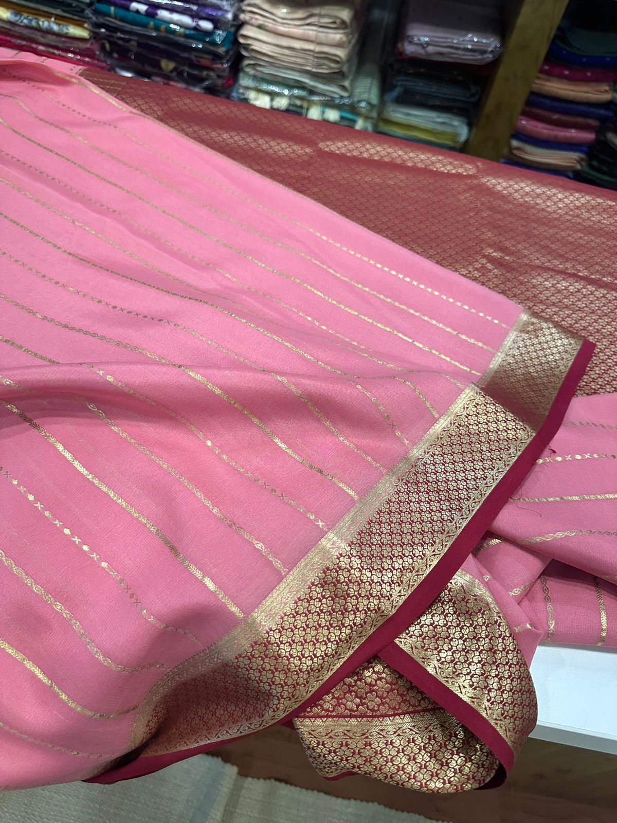 Pure Mysore Silk Saree