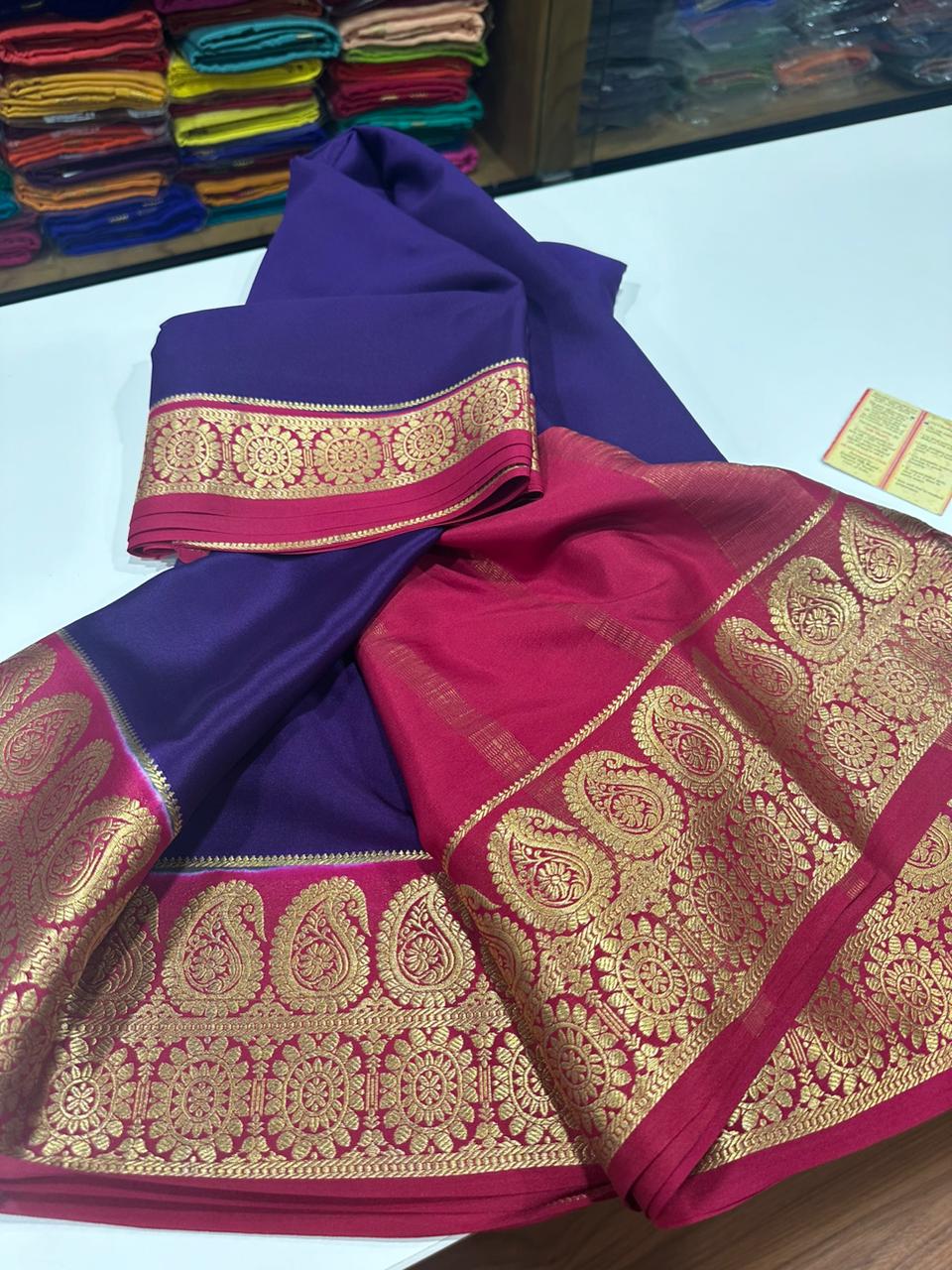 Pure Mysore Silk Saree