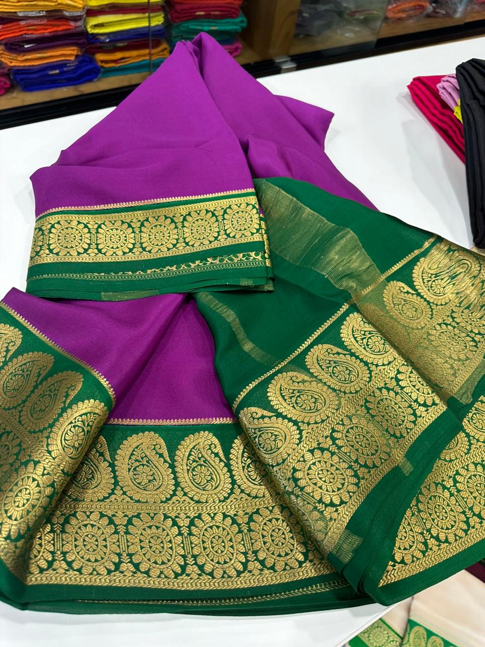 Pure Mysore Silk Saree