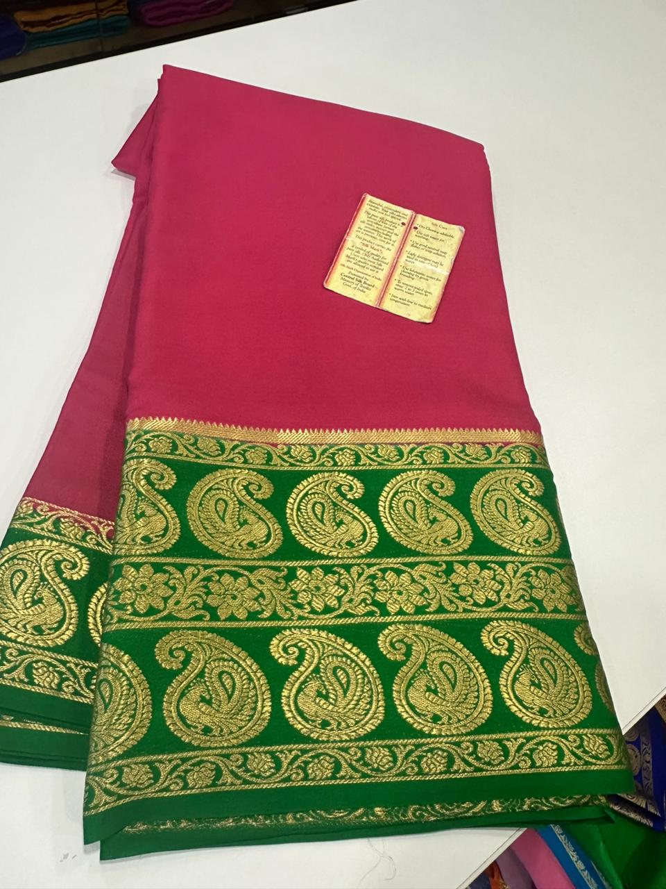 Pure Mysore Silk Saree