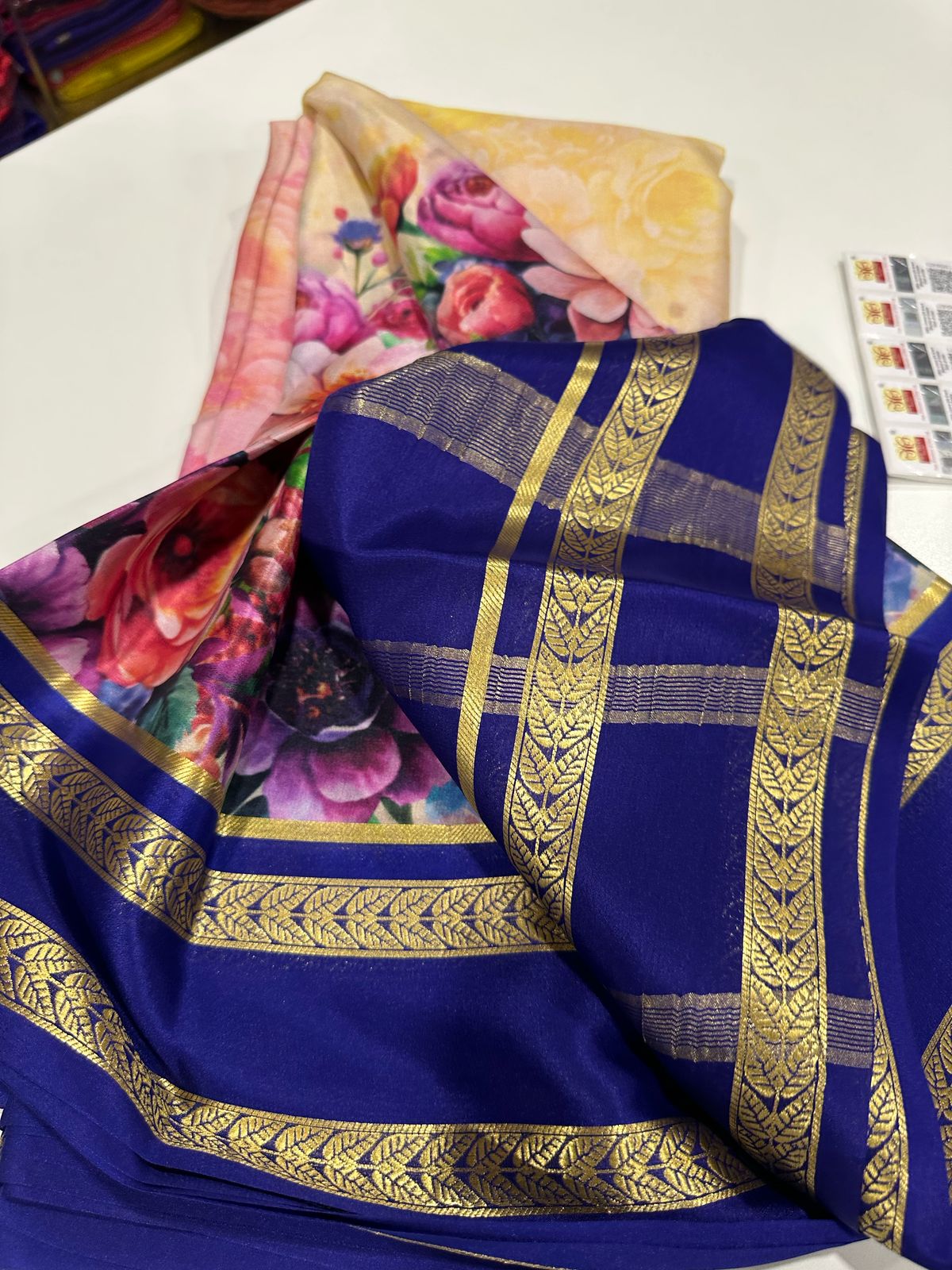 Authentic Pure Mysore Silk Digital Printed Saree