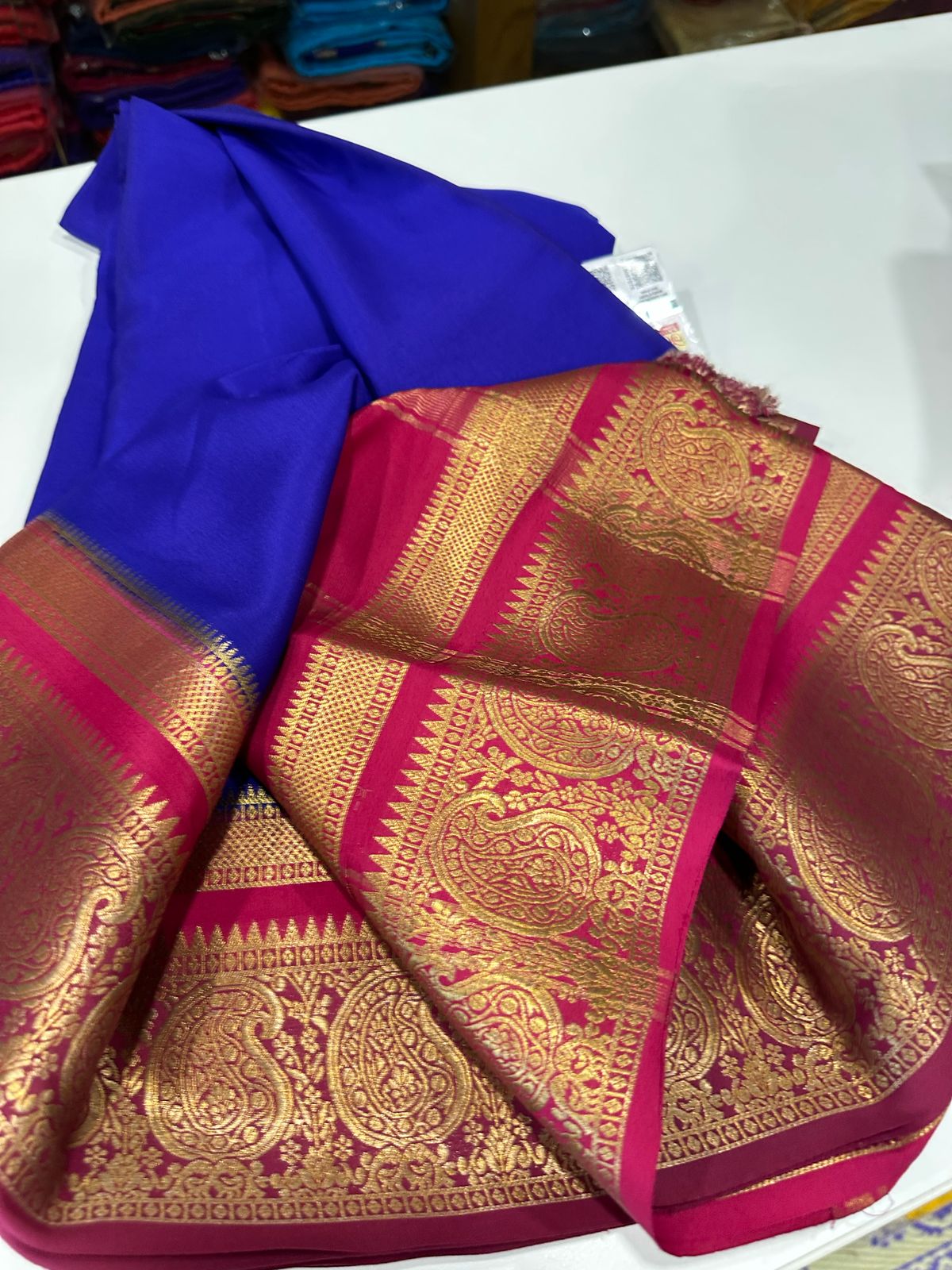 Pure Mysore Silk Traditional Wedding Saree