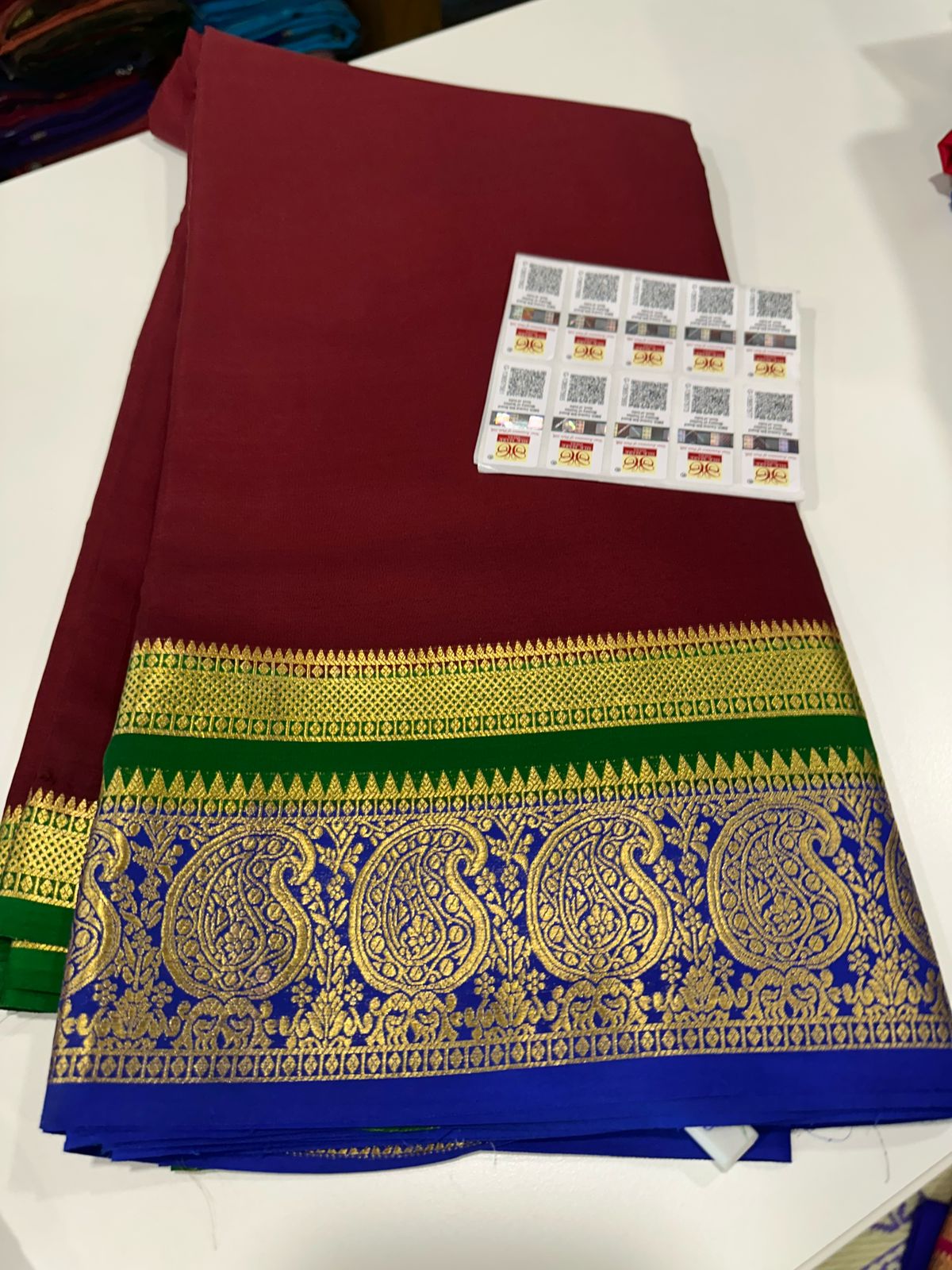 Pure Mysore Silk Traditional Wedding Saree