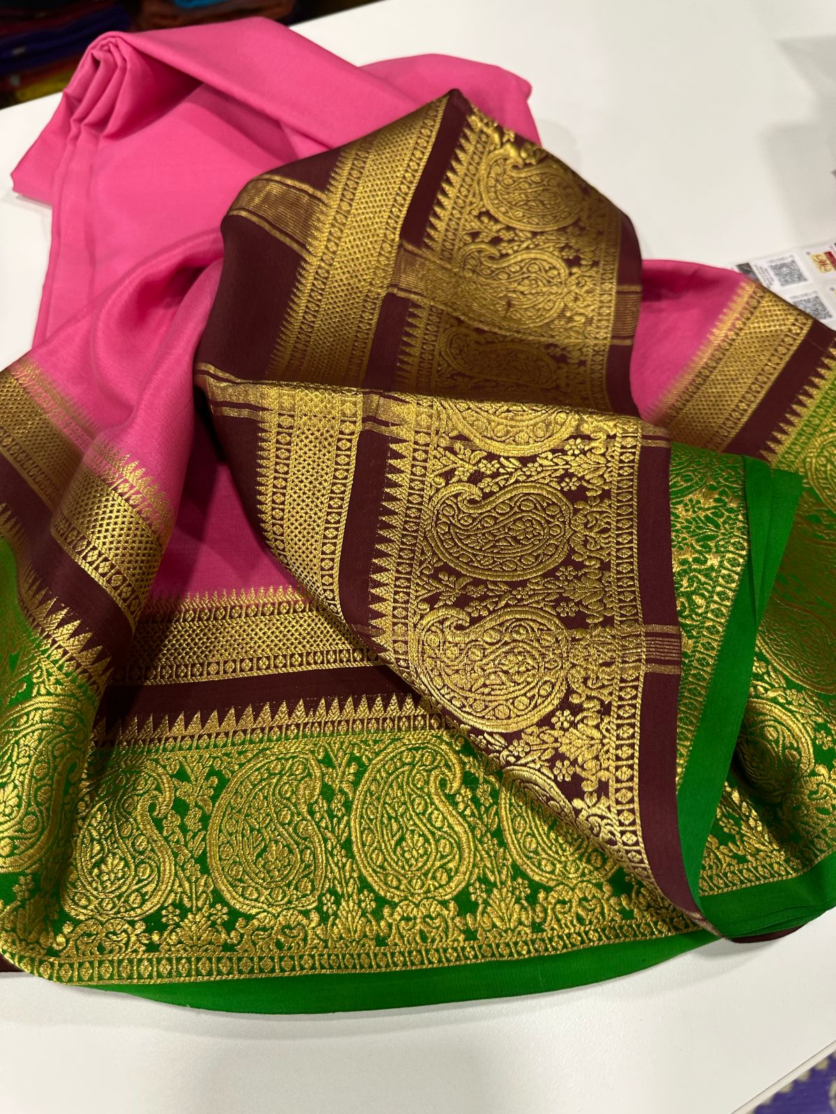 Pure Mysore Silk Traditional Wedding Saree