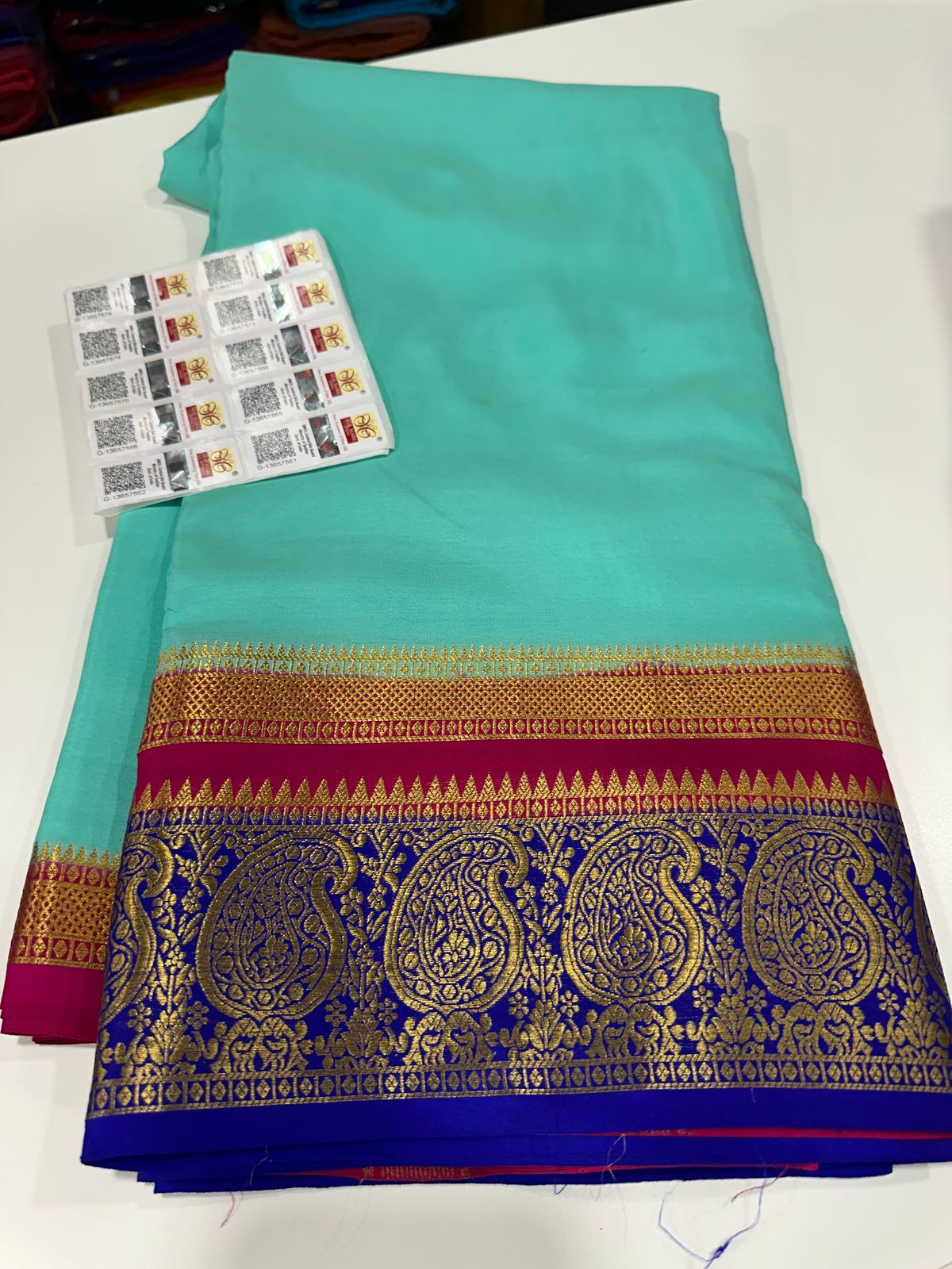 Pure Mysore Silk Traditional Wedding Saree