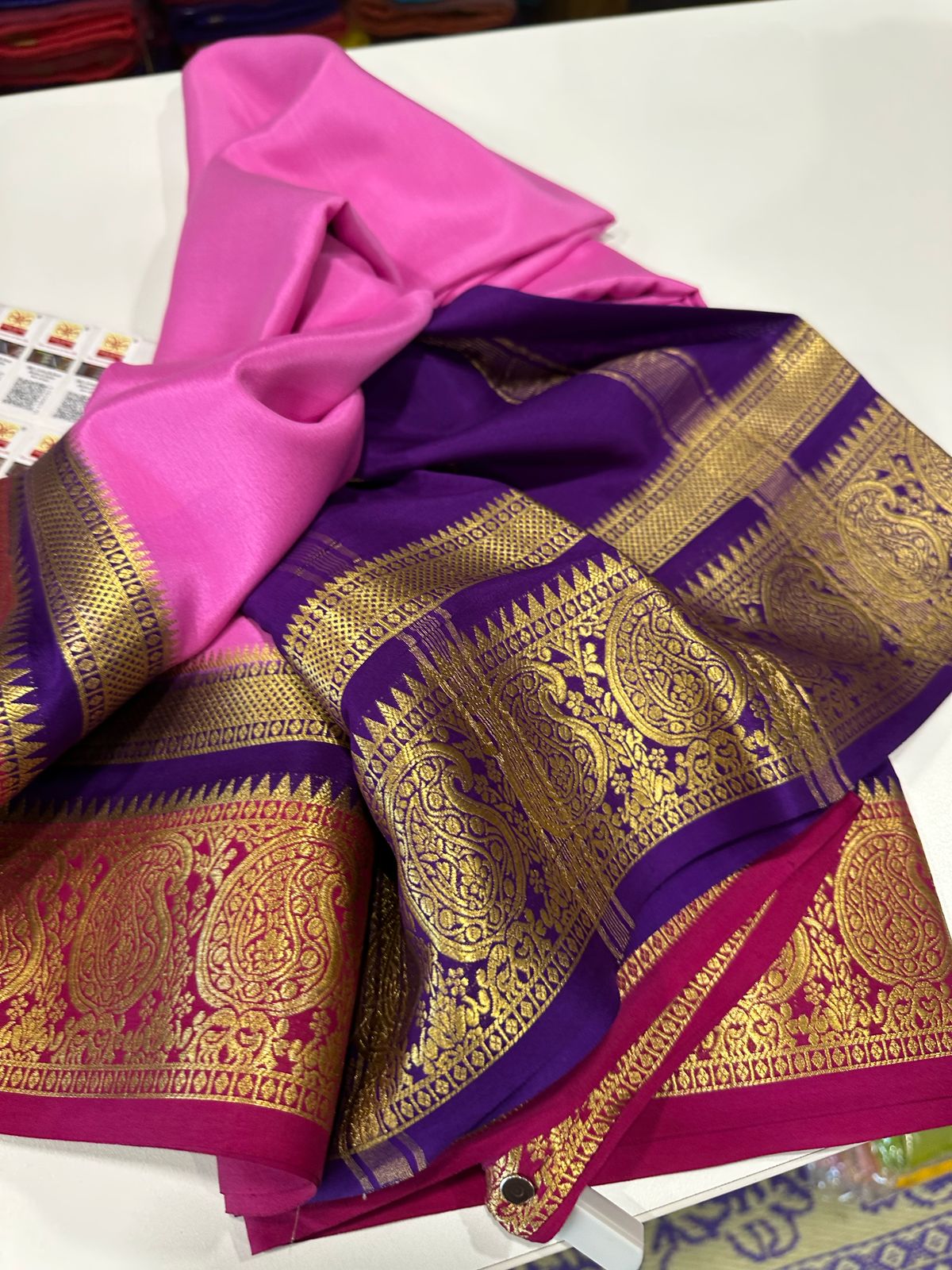 Pure Mysore Silk Traditional Wedding Saree