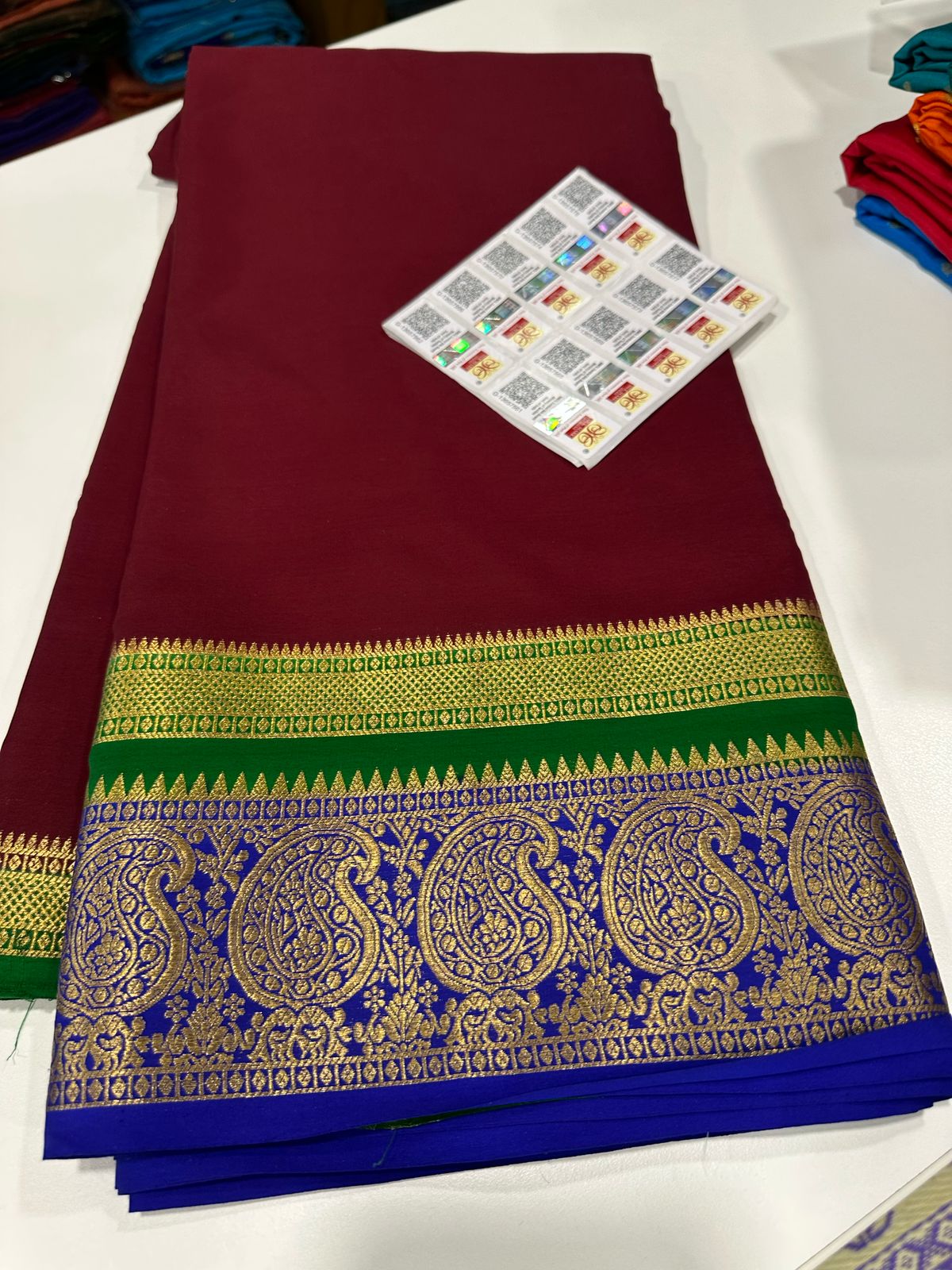 Pure Mysore Silk Traditional Wedding Saree