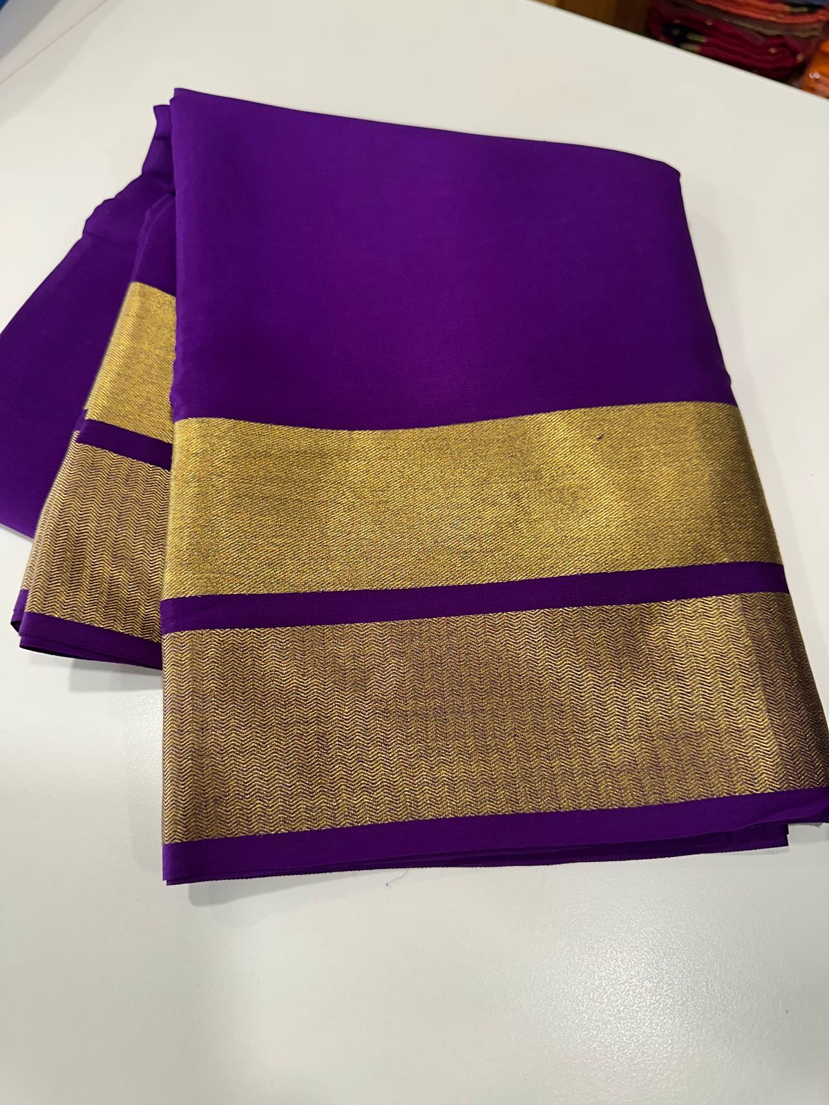 Pure Mysore Silk Saree