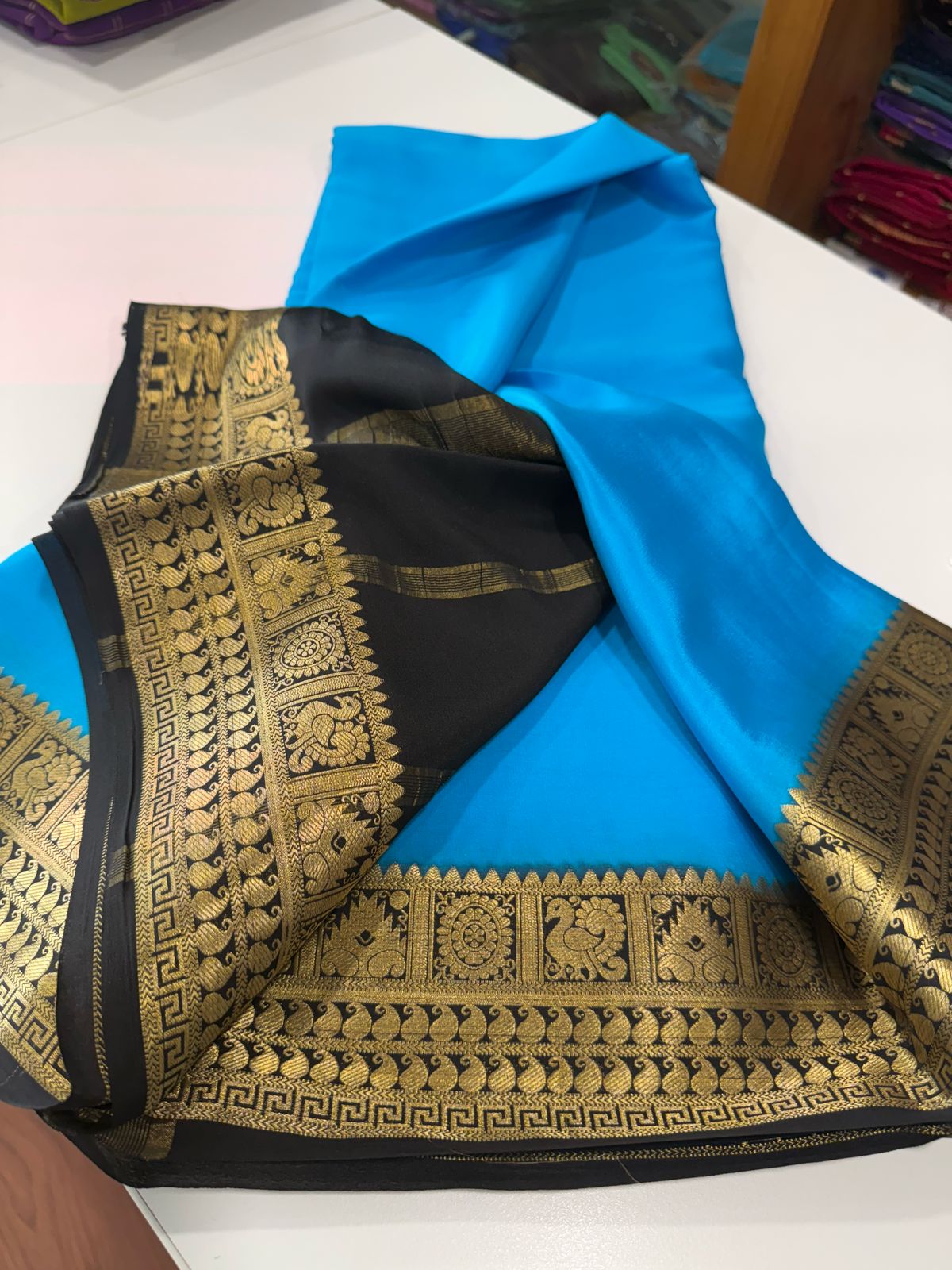 Pure Mysore Silk Digital Printed Saree