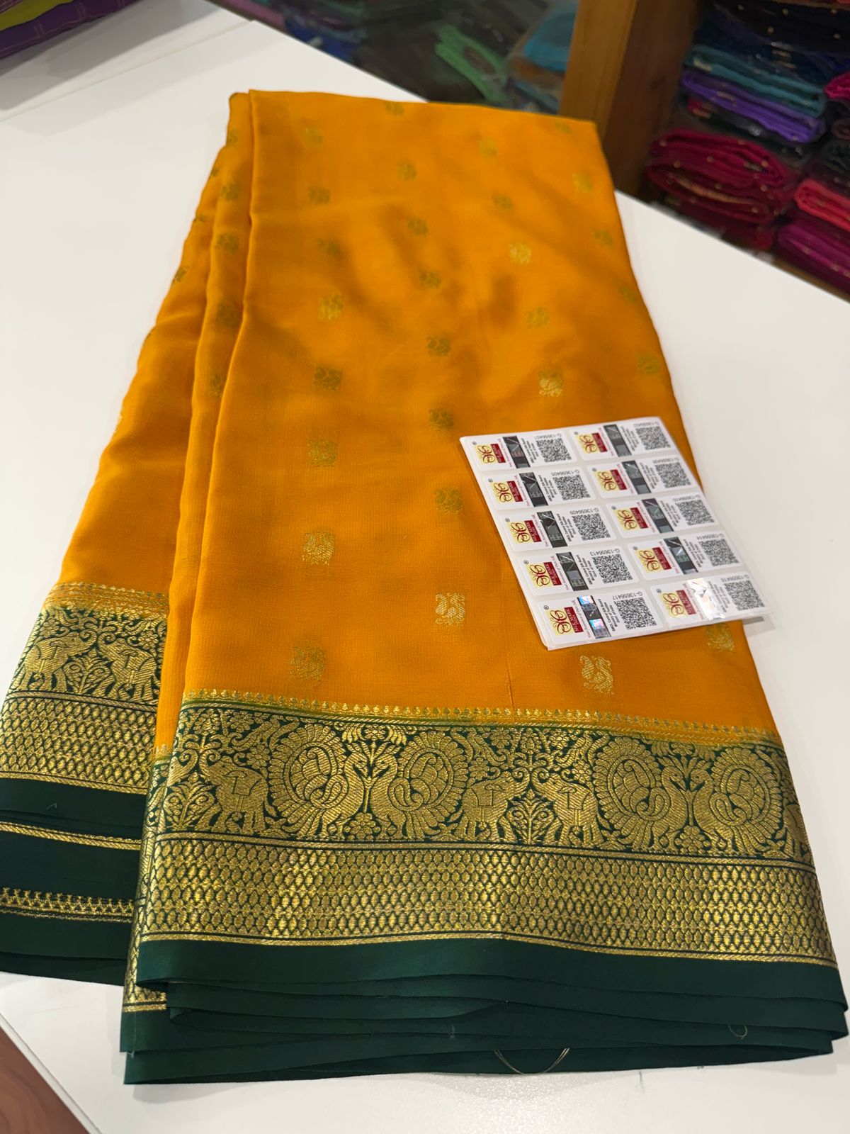 Pure Mysore Silk Digital Printed Saree