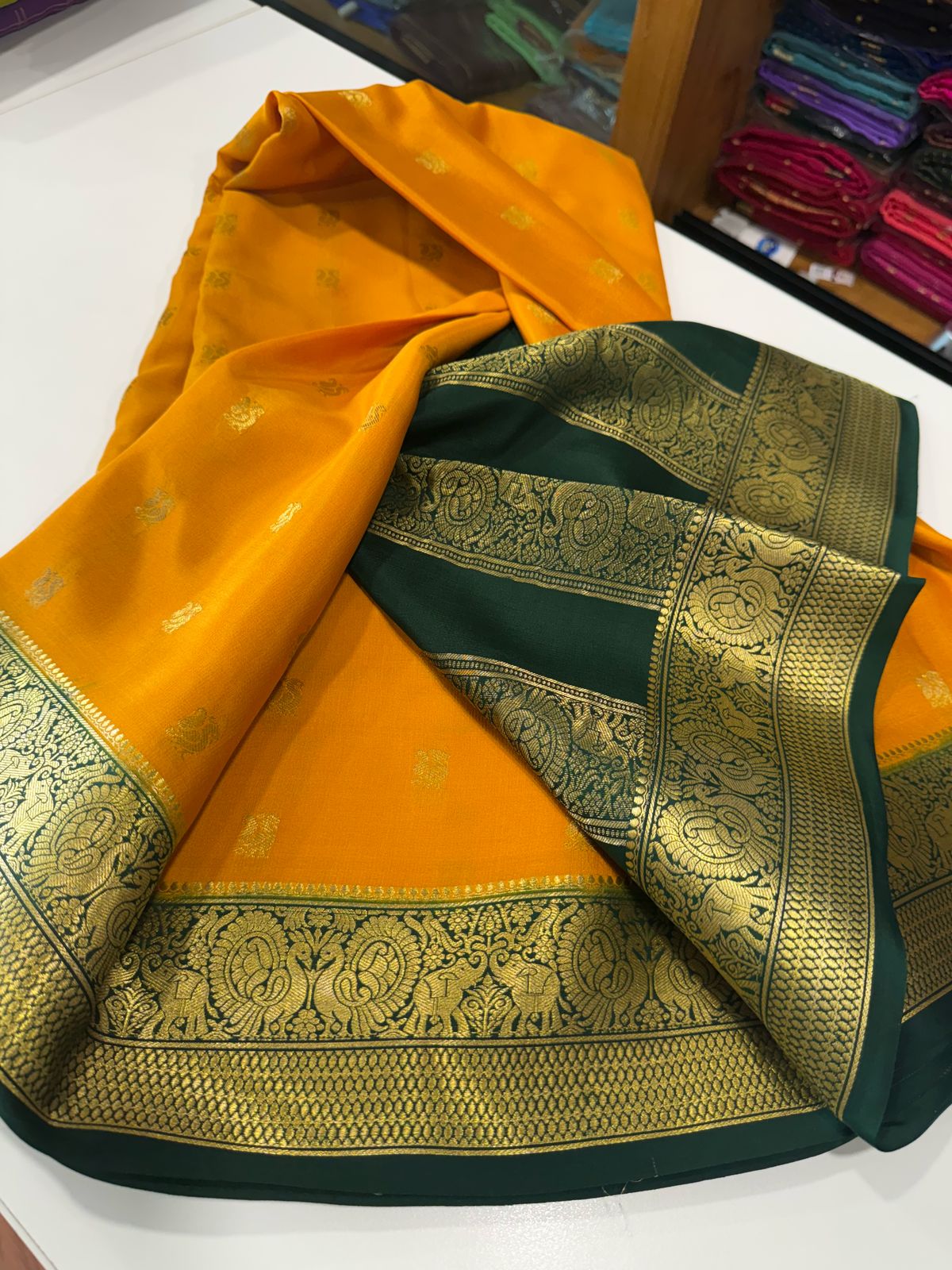 Pure Mysore Silk Digital Printed Saree