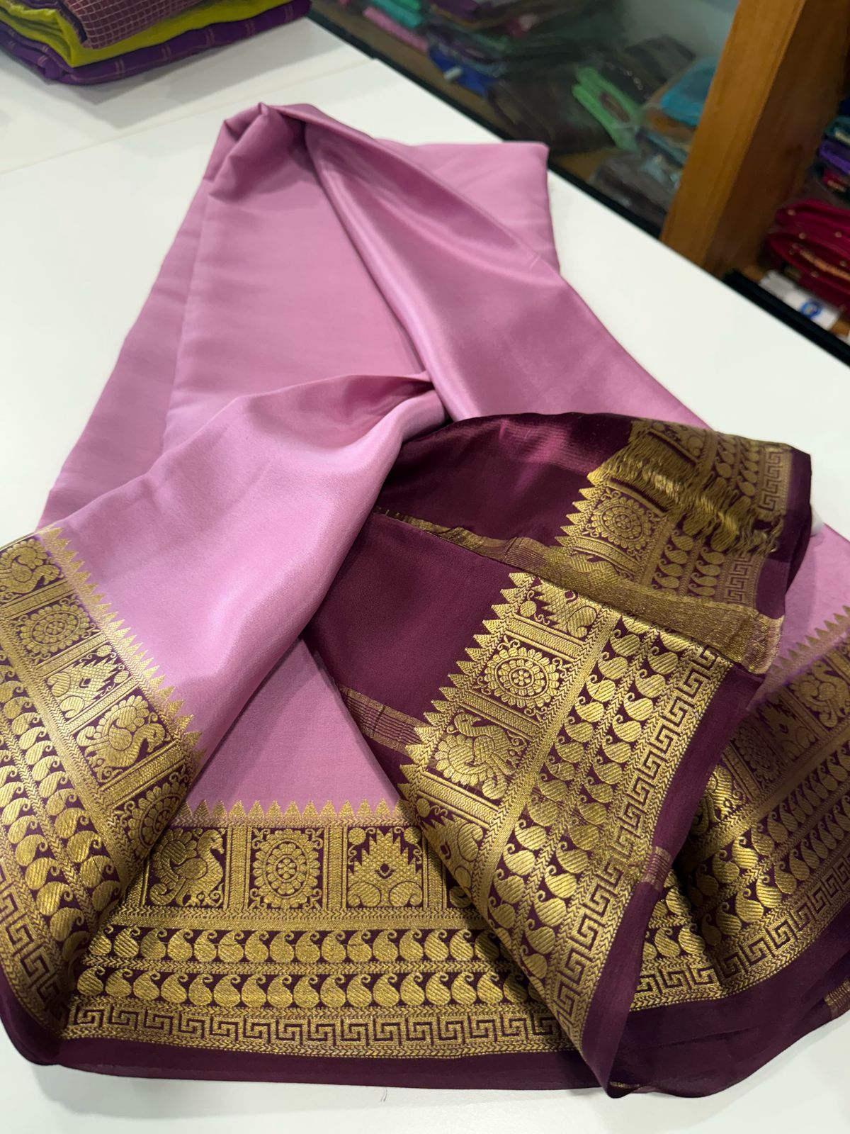 Pure Mysore Silk Digital Printed Saree