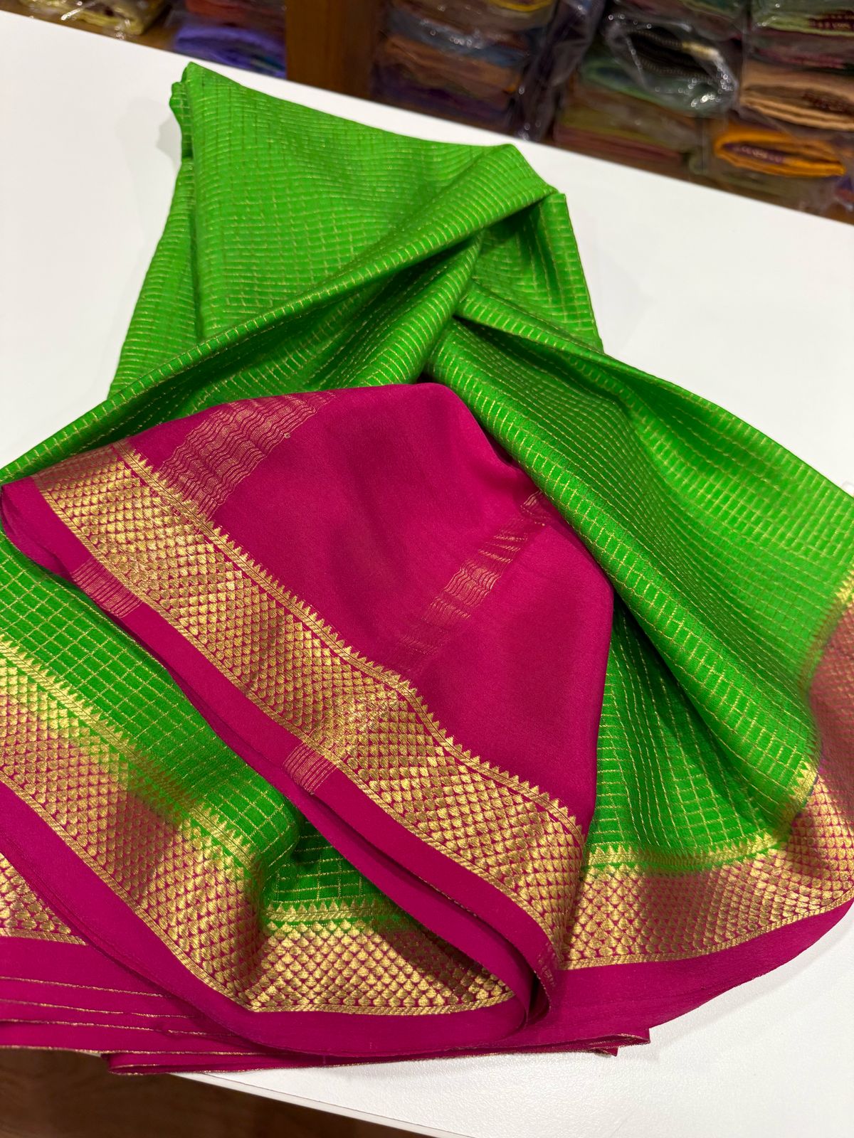 Pure Mysore Silk Saree