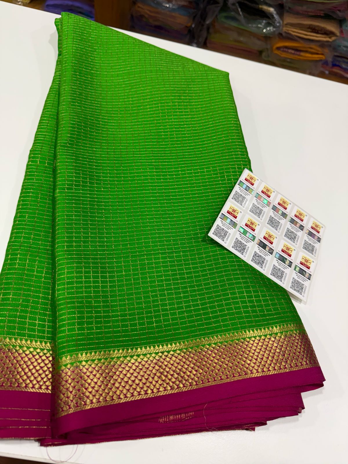 Pure Mysore Silk Saree