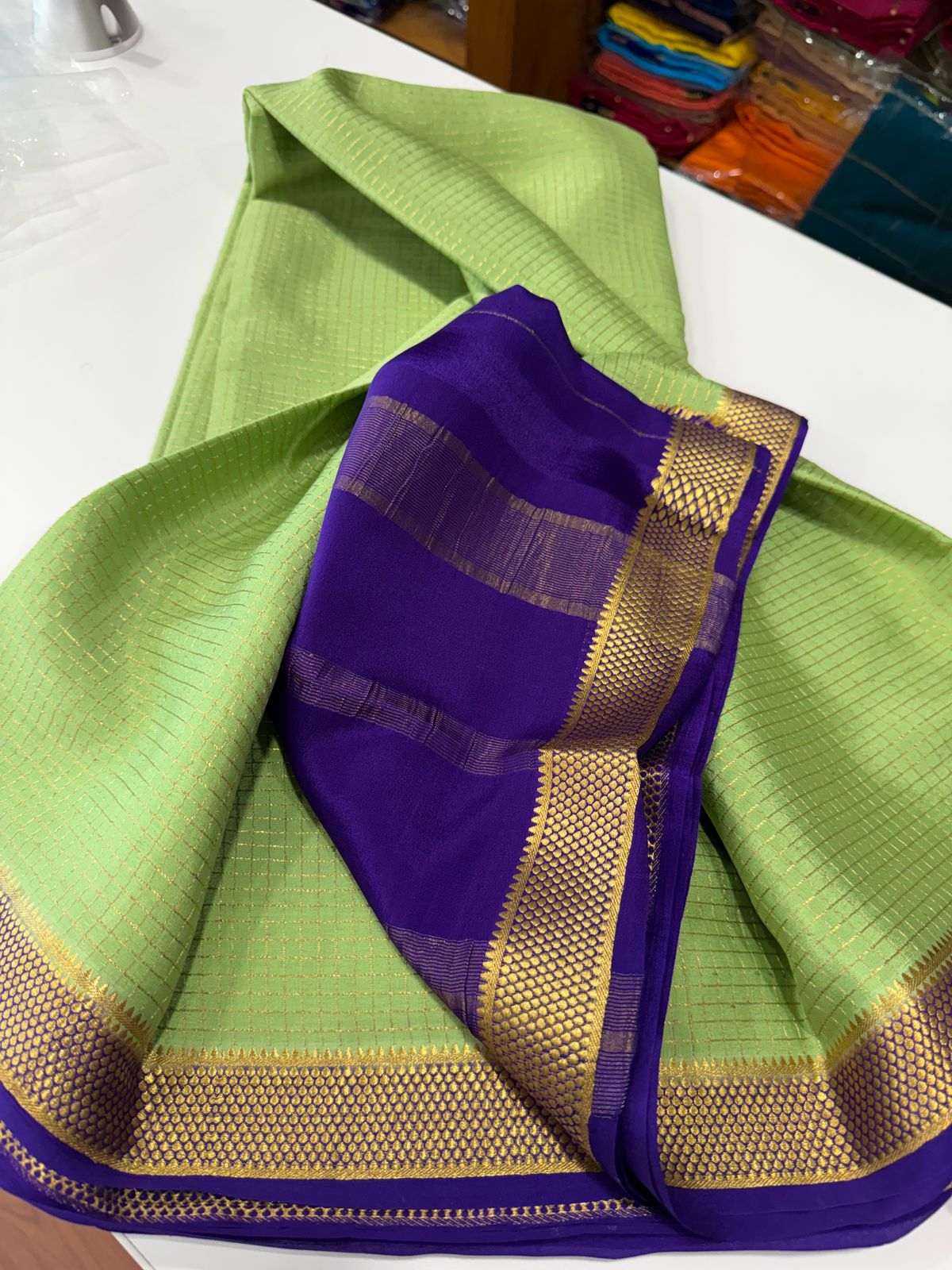 Pure Mysore Silk Saree