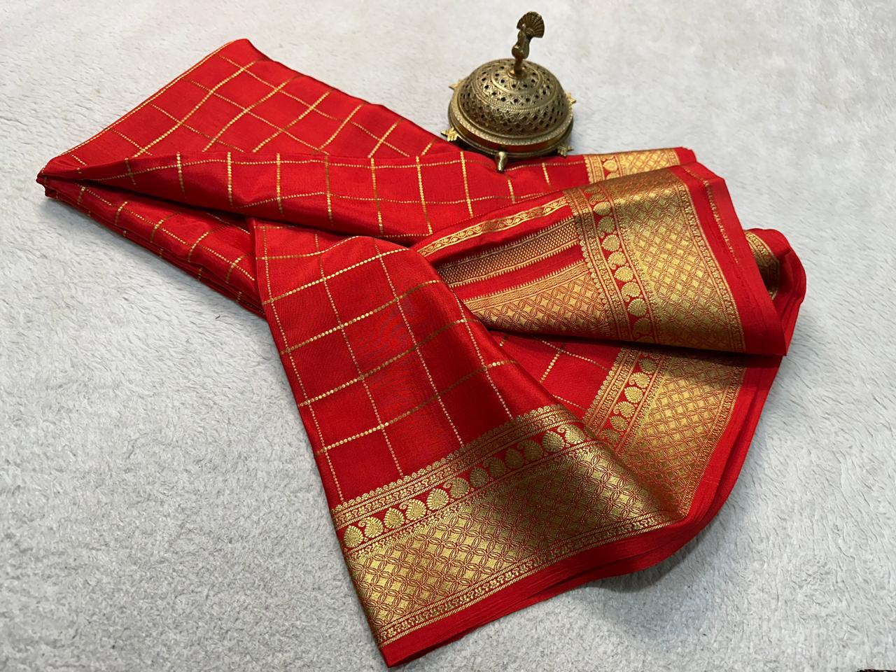 Pure Mysore Silk Saree