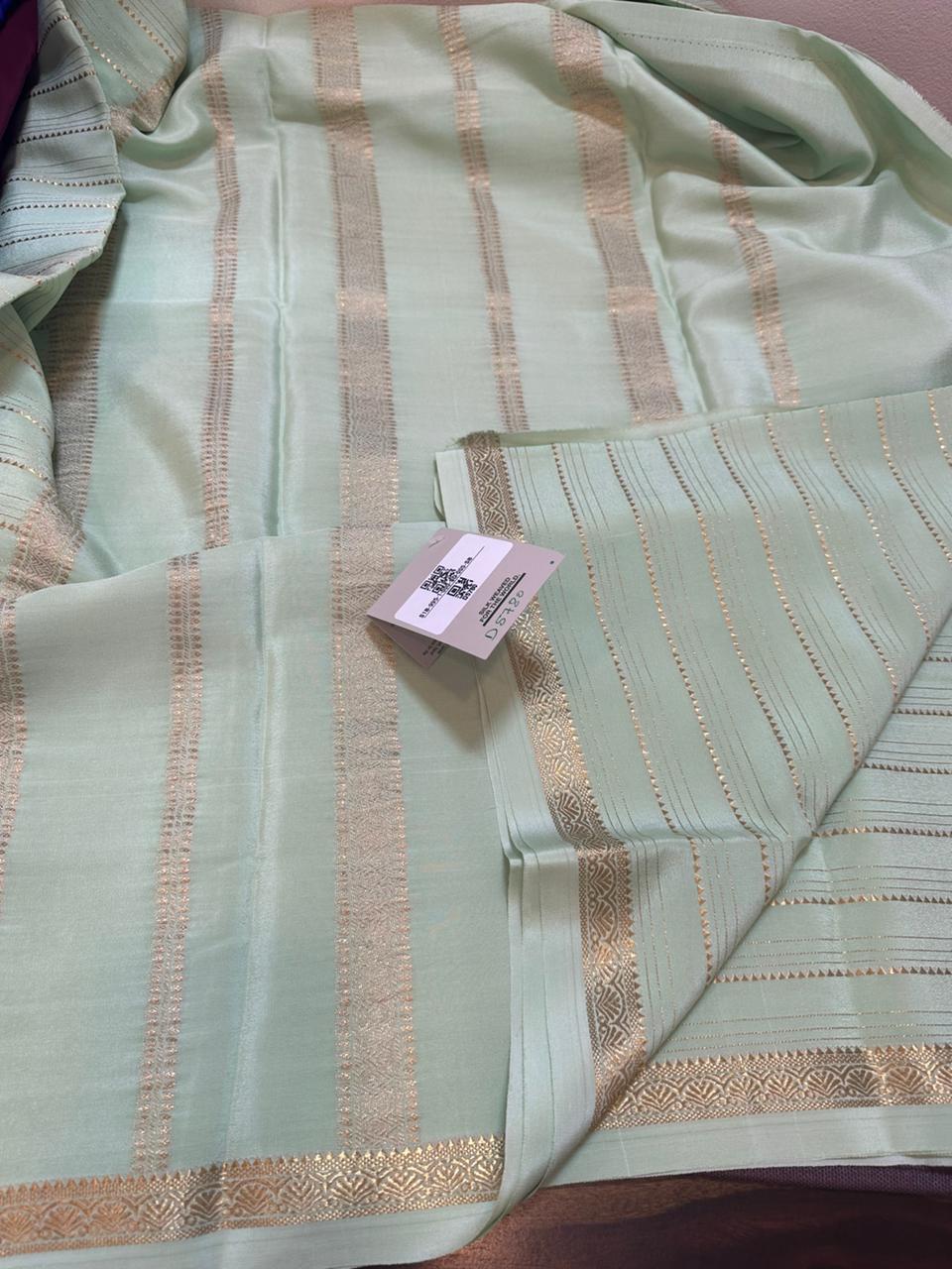 Pure mysore silk sarees with pure real gold and real silver zari saree