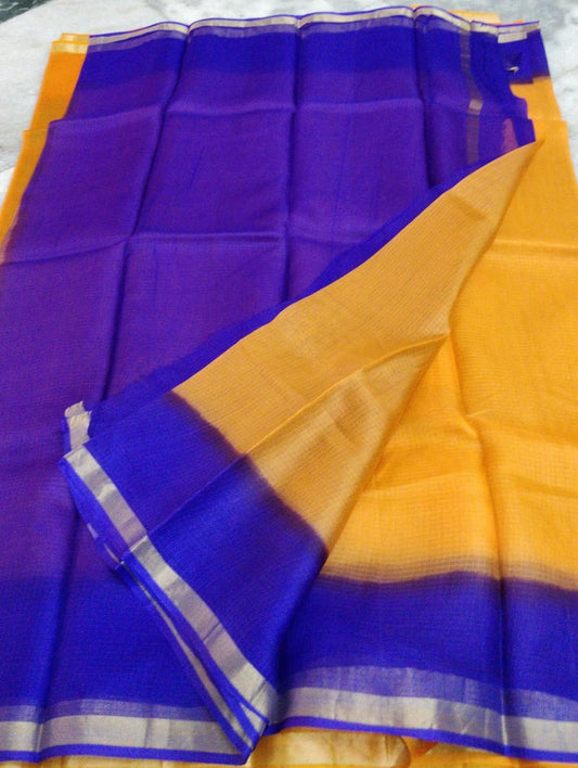 Pure silk kota multidye saree