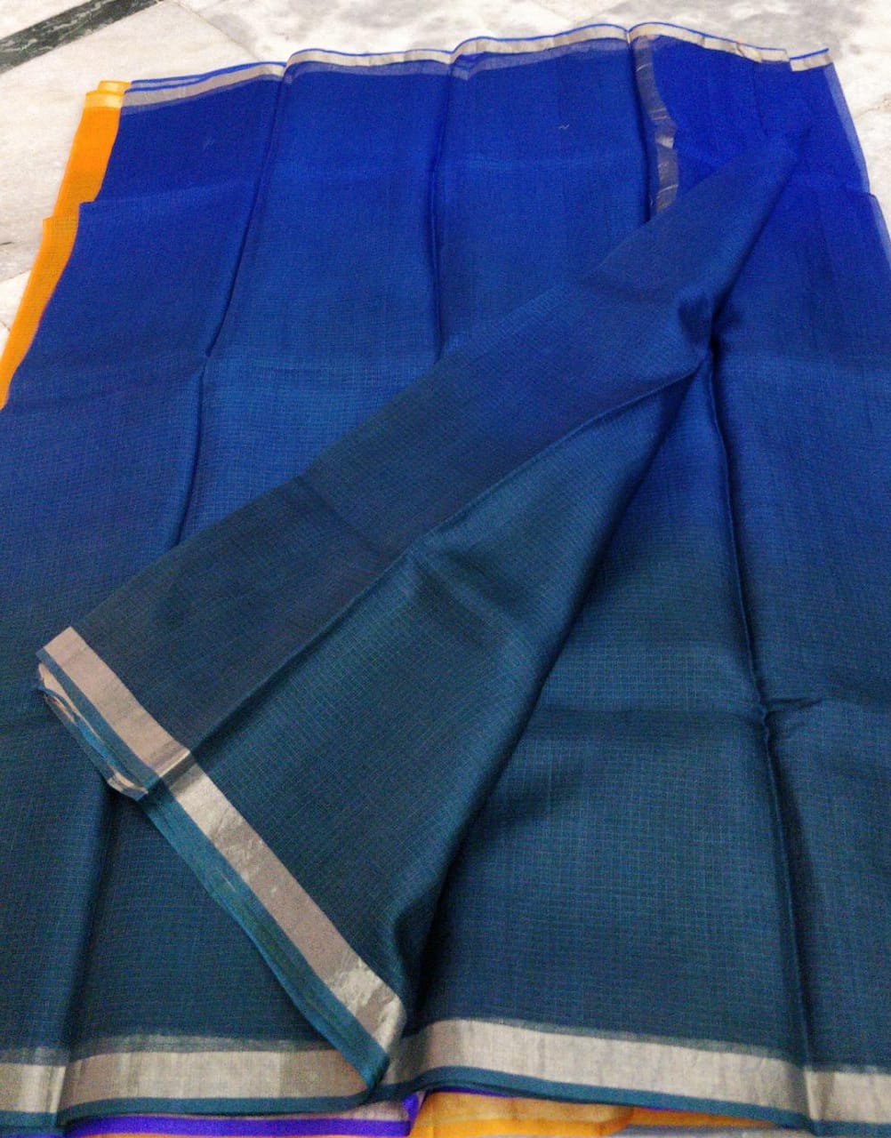 Pure silk kota multidye saree