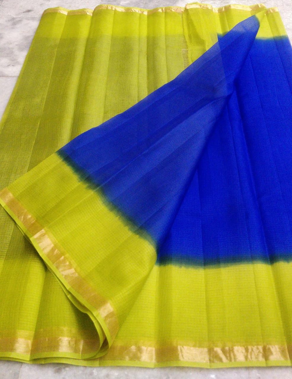 Pure silk kota multidye saree