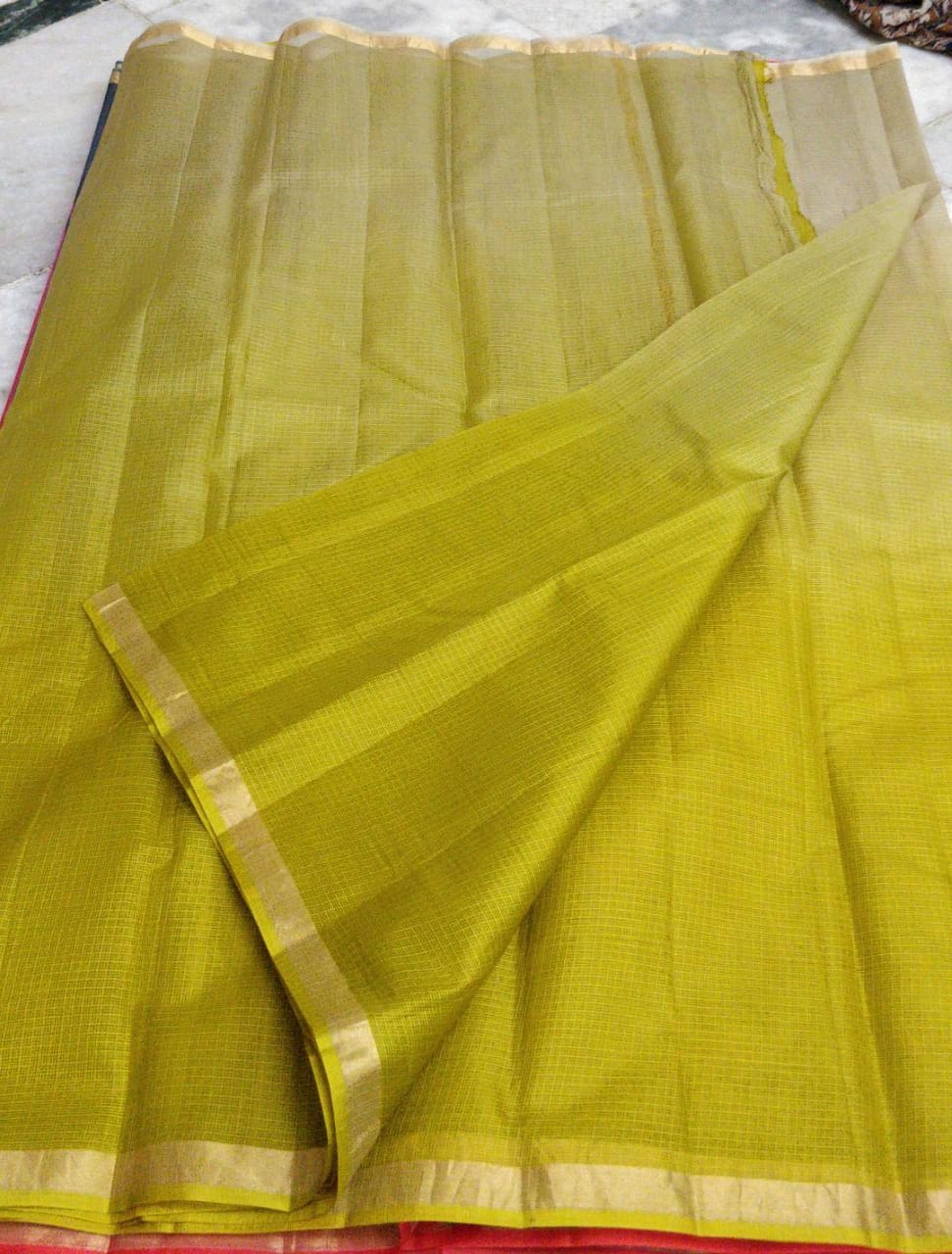 Pure silk kota multidye saree