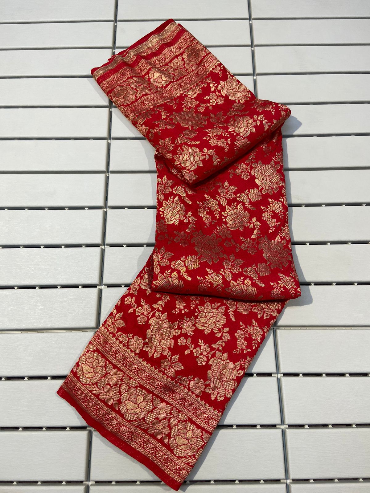 Pure Soft Khadi Dola Silk Saree
