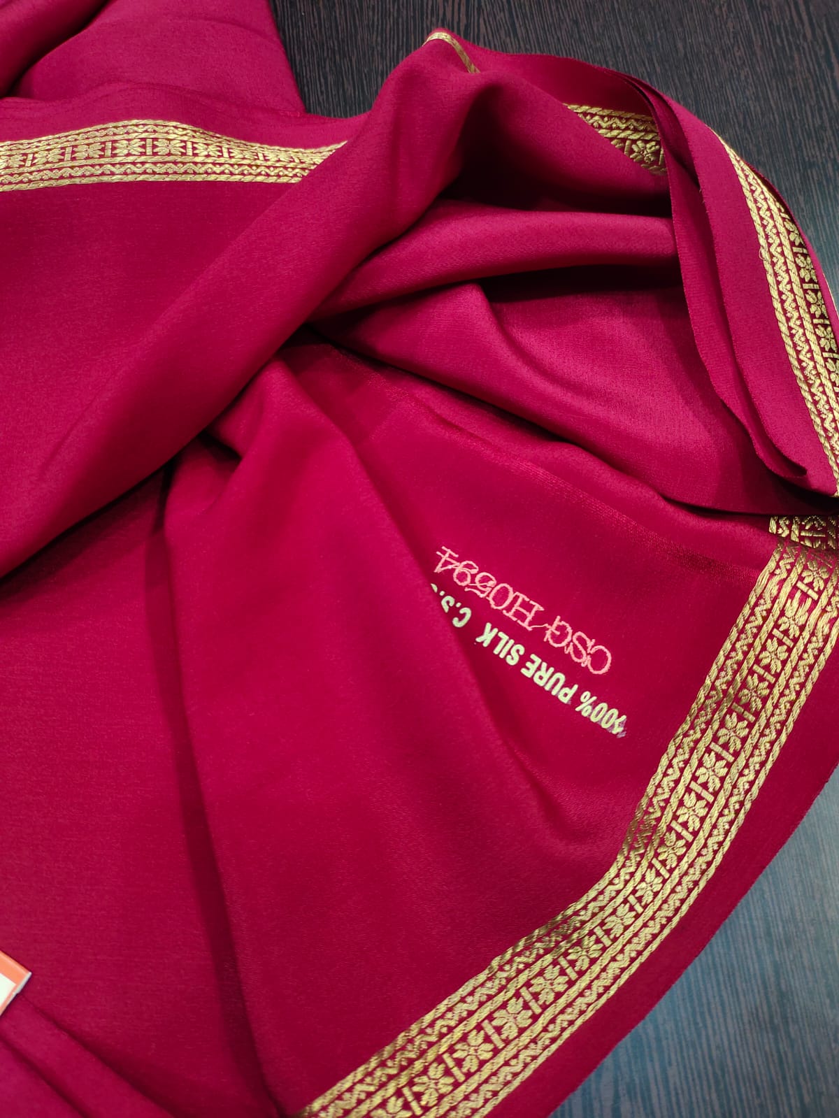 Pure zari mysore silk saree