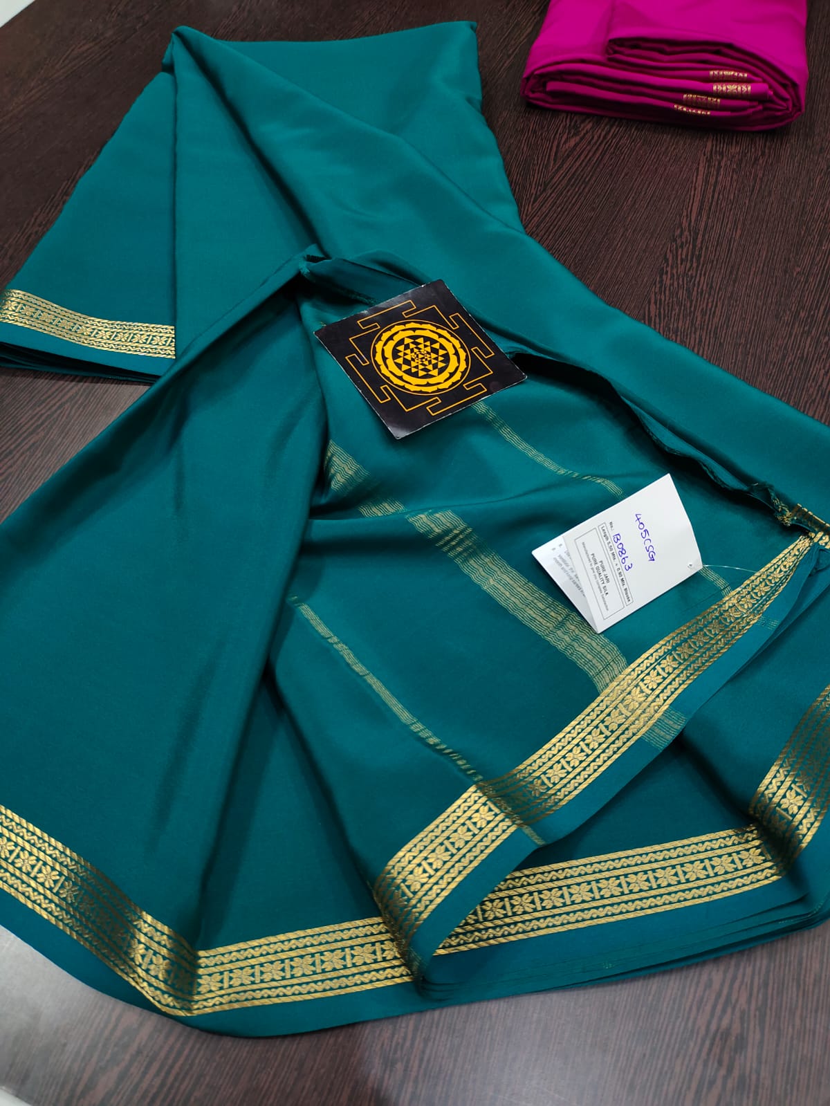 Pure zari mysore silk saree