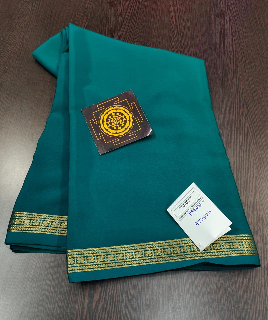 Pure zari mysore silk saree