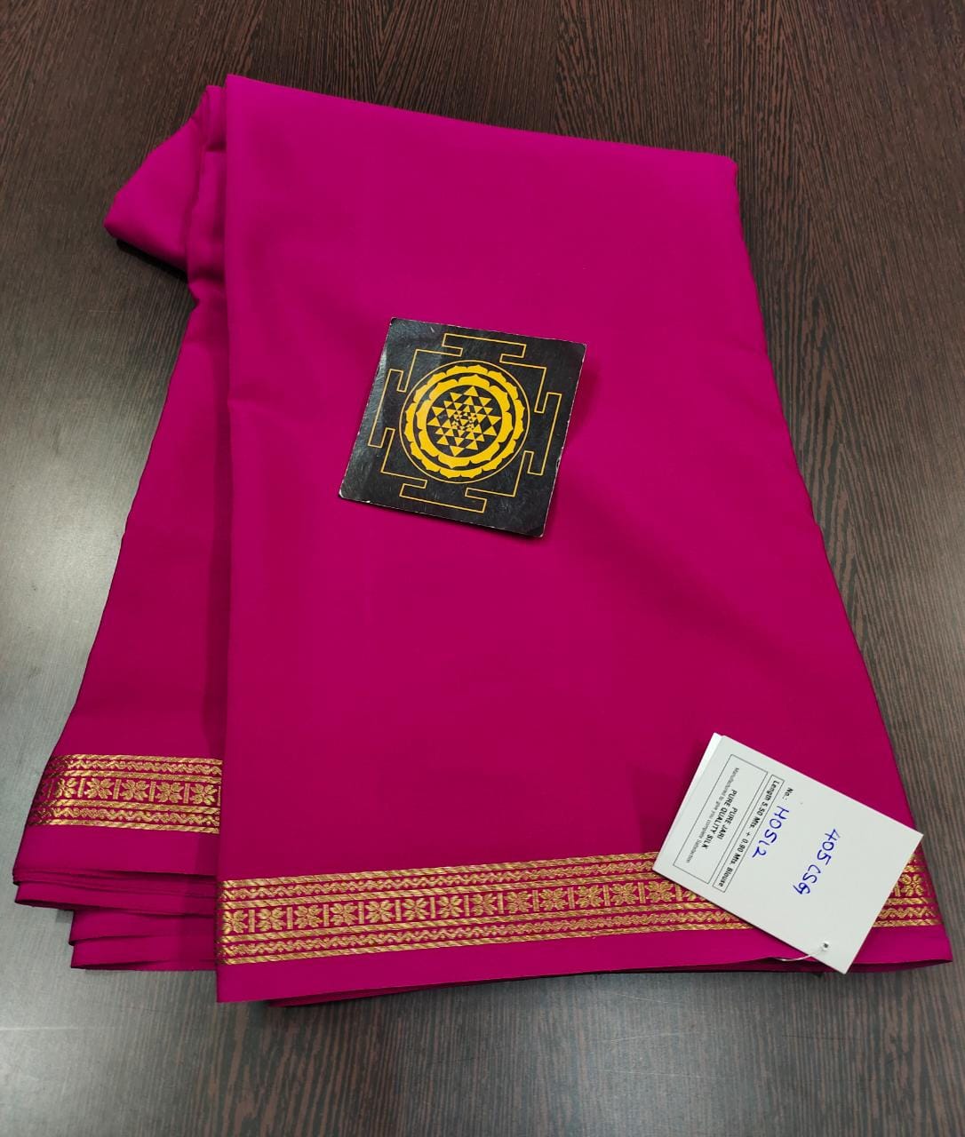 Pure zari mysore silk saree