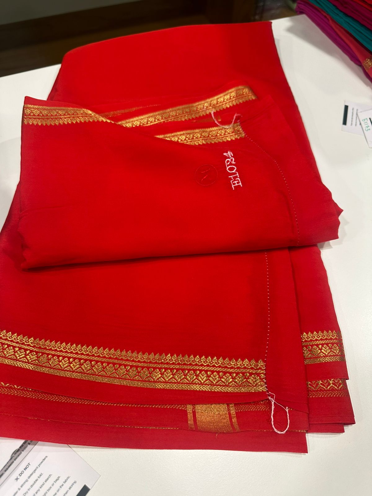 Pure zari mysore silk gold and silver zari saree