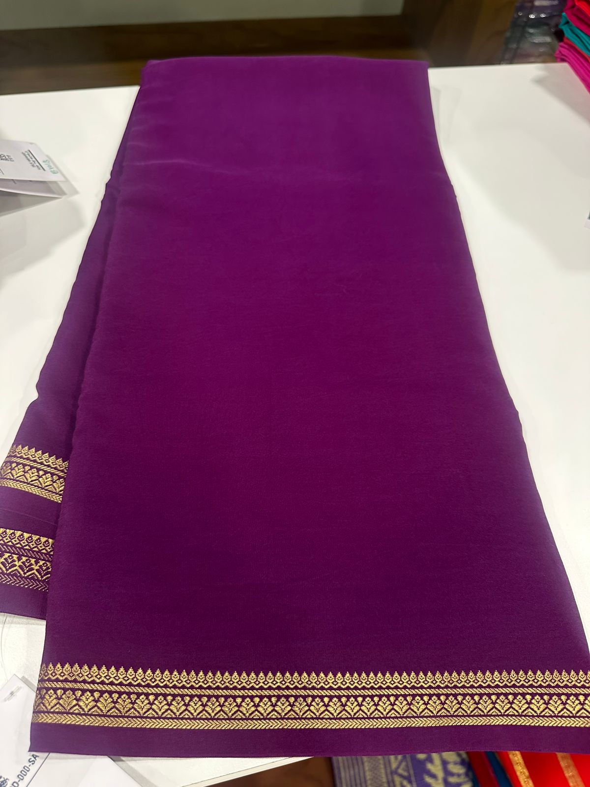 Pure zari mysore silk gold and silver zari saree