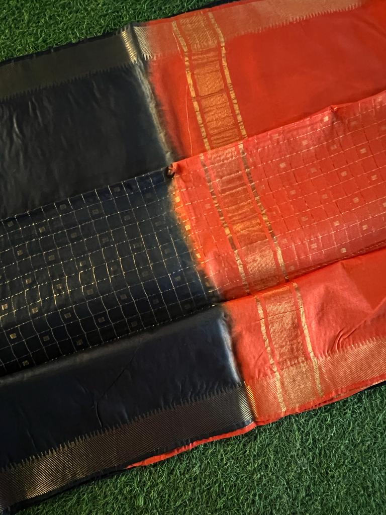 Purely handwoven bhagalpuri tussar silk saree