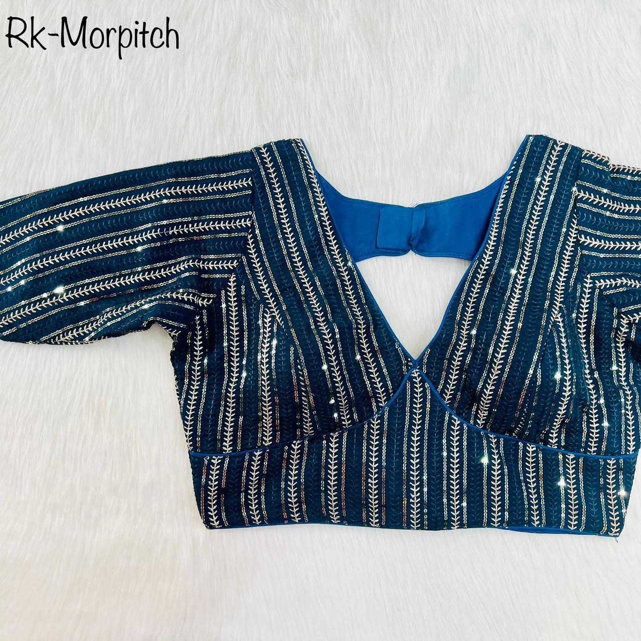 Sabyasachi style neck blouse