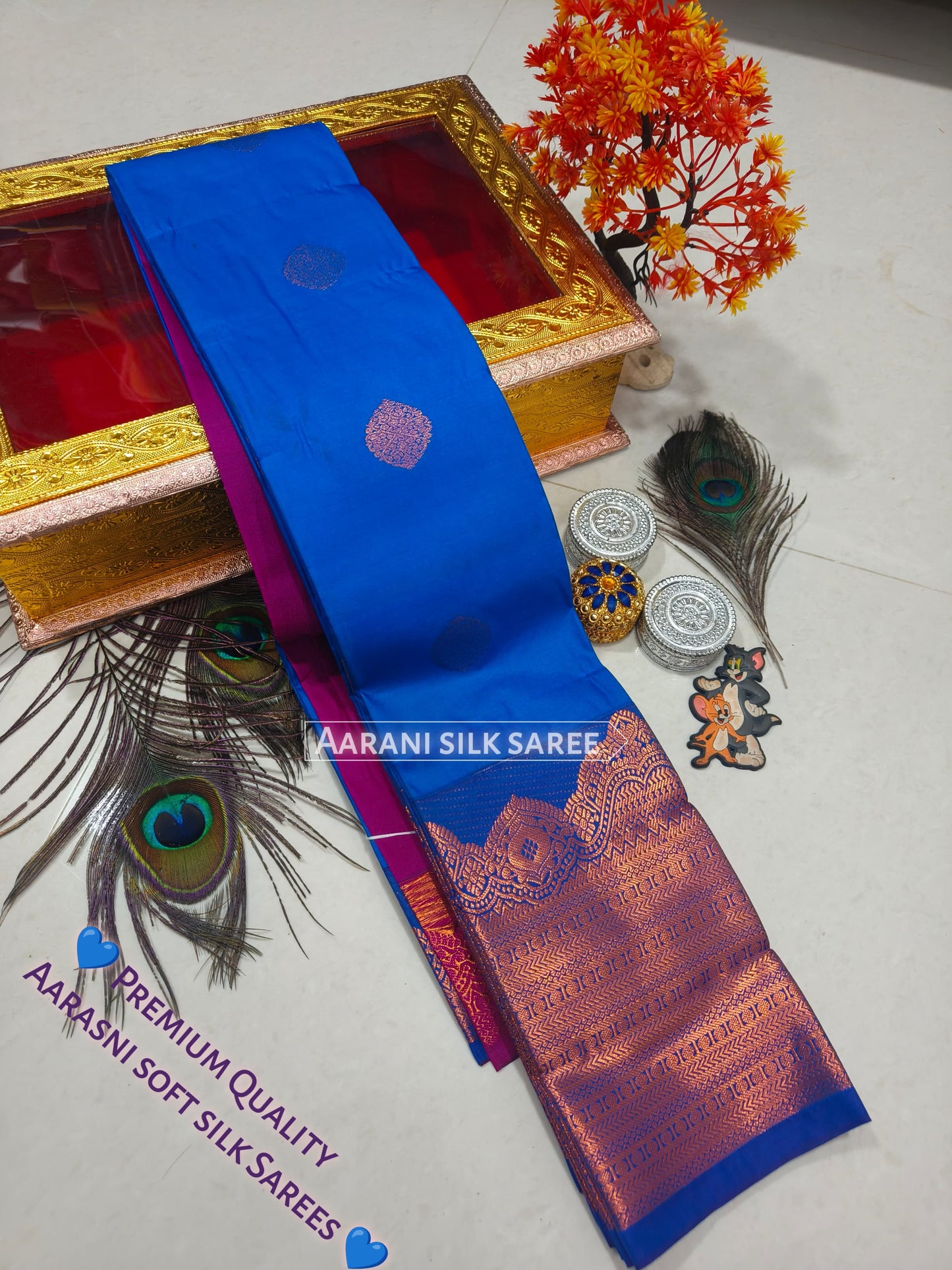 Arani Style Elampillai Soft Semi Silk Saree