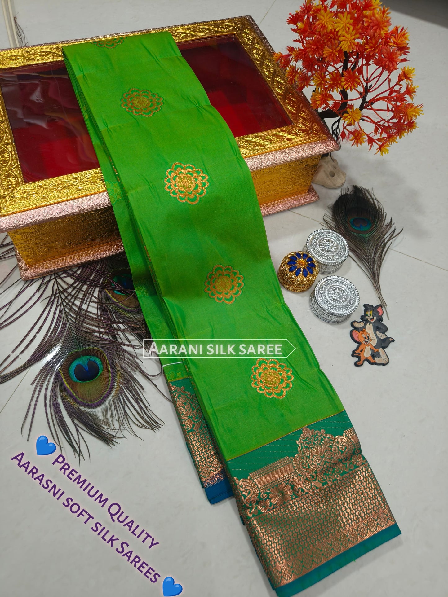 Arani Style Elampillai Soft Semi Silk Saree