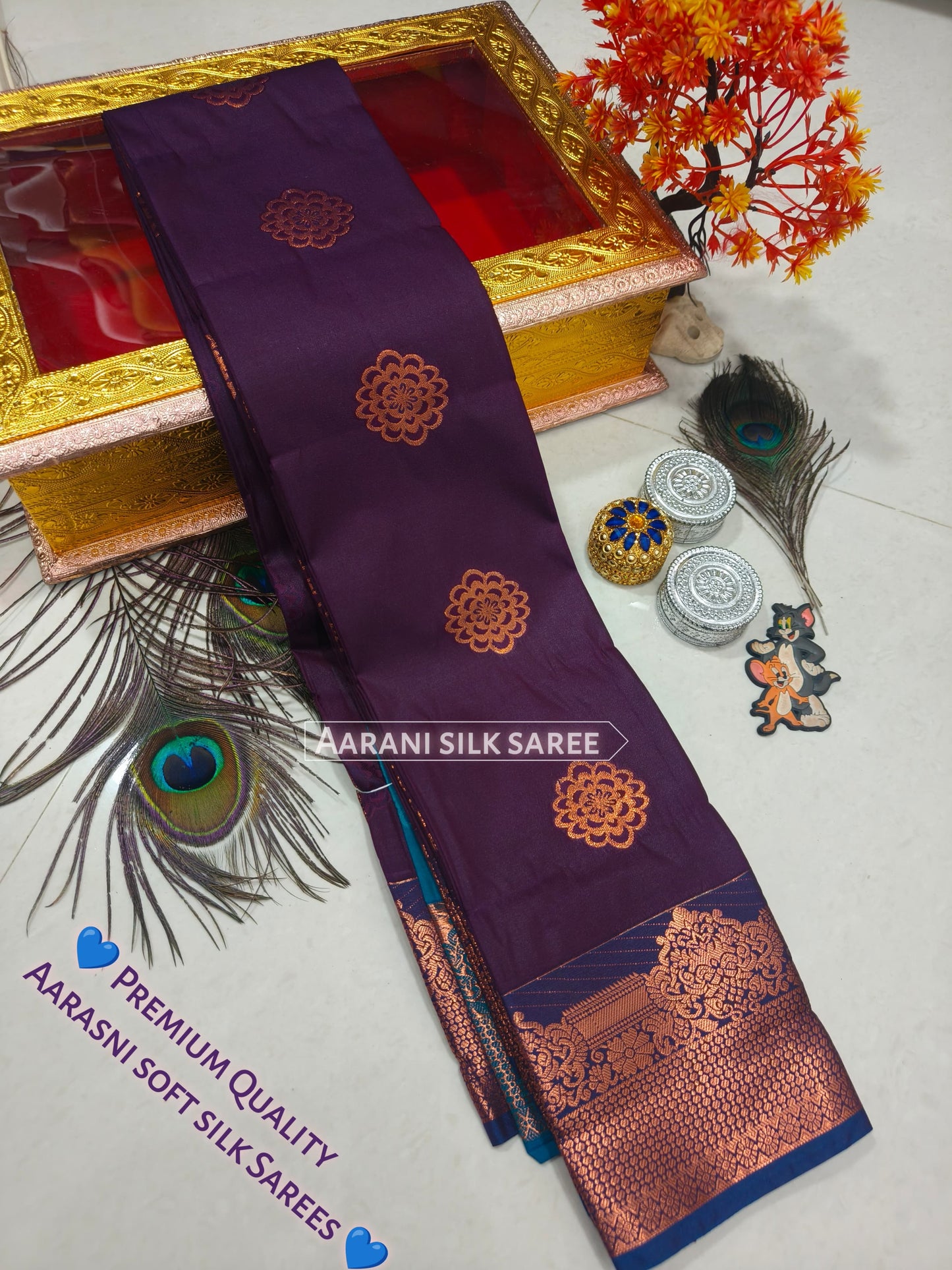 Arani Style Elampillai Soft Semi Silk Saree