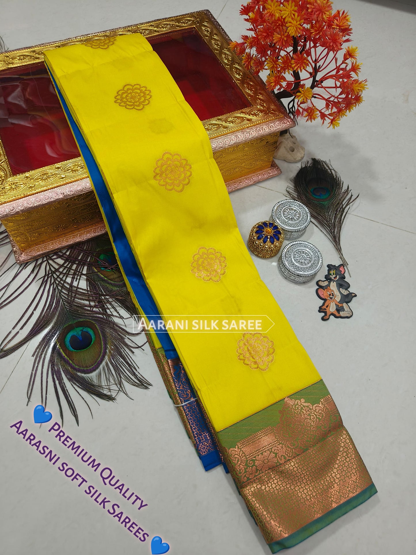 Arani Style Elampillai Soft Semi Silk Saree