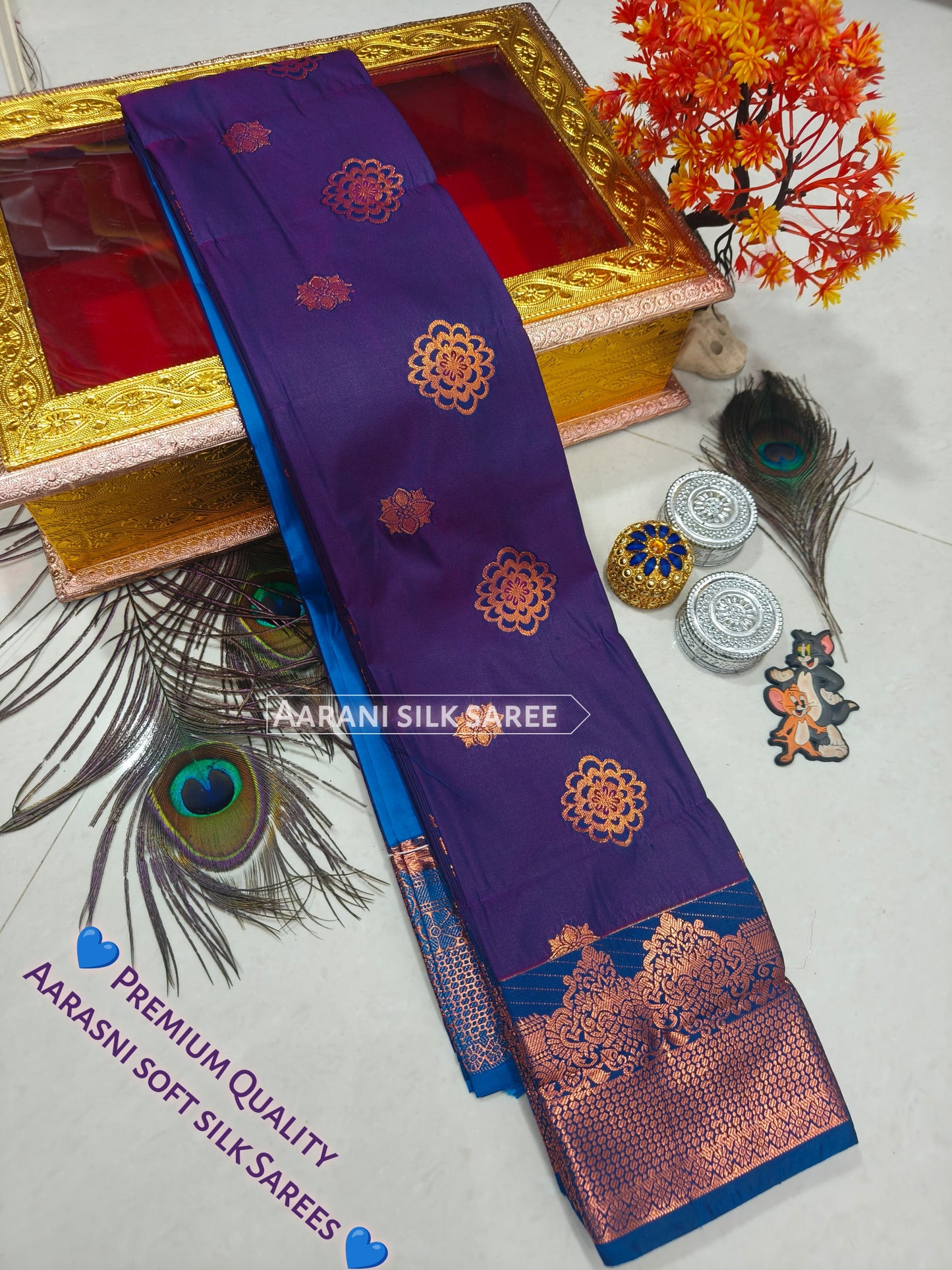 Arani Style Elampillai Soft Semi Silk Saree