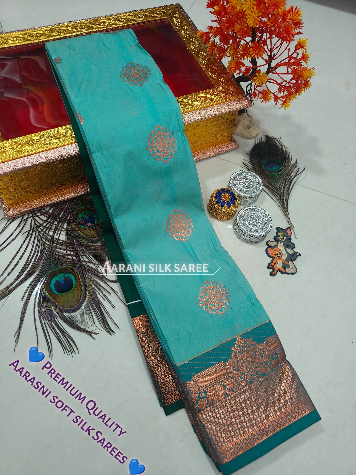 Arani Style Elampillai Soft Semi Silk Saree