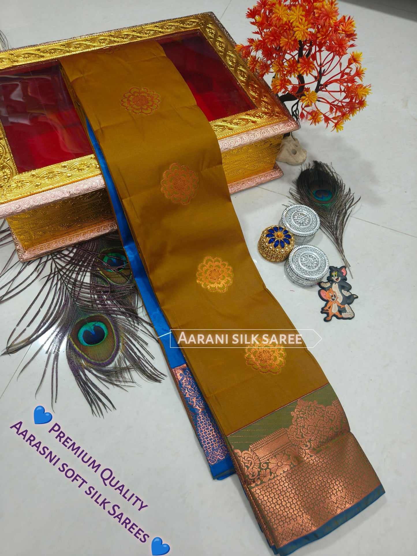 Arani Style Elampillai Soft Semi Silk Saree