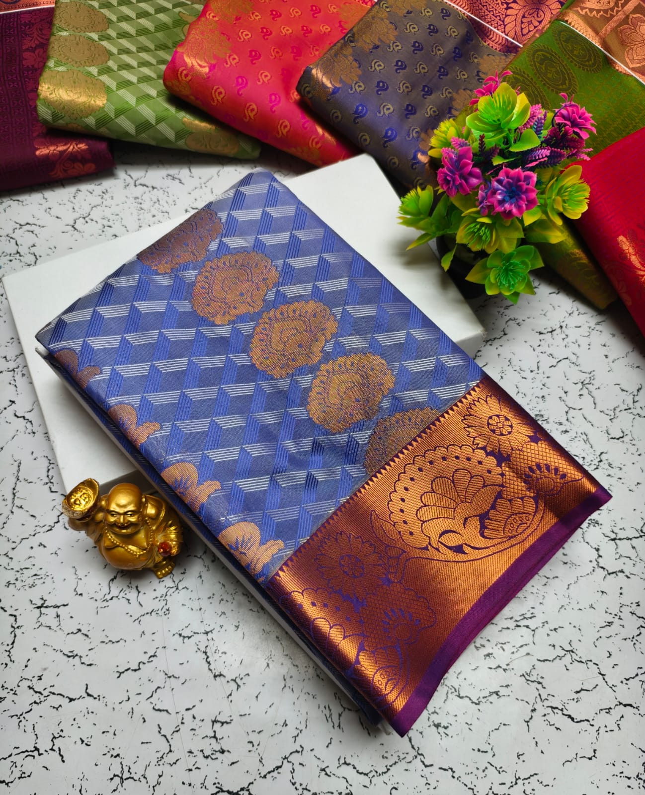 Vasthrakala Semi Silk Samuthrika Wedding Saree