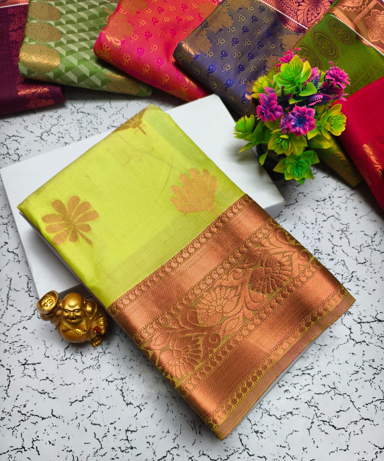 Vasthrakala Semi Silk Samuthrika Wedding Saree