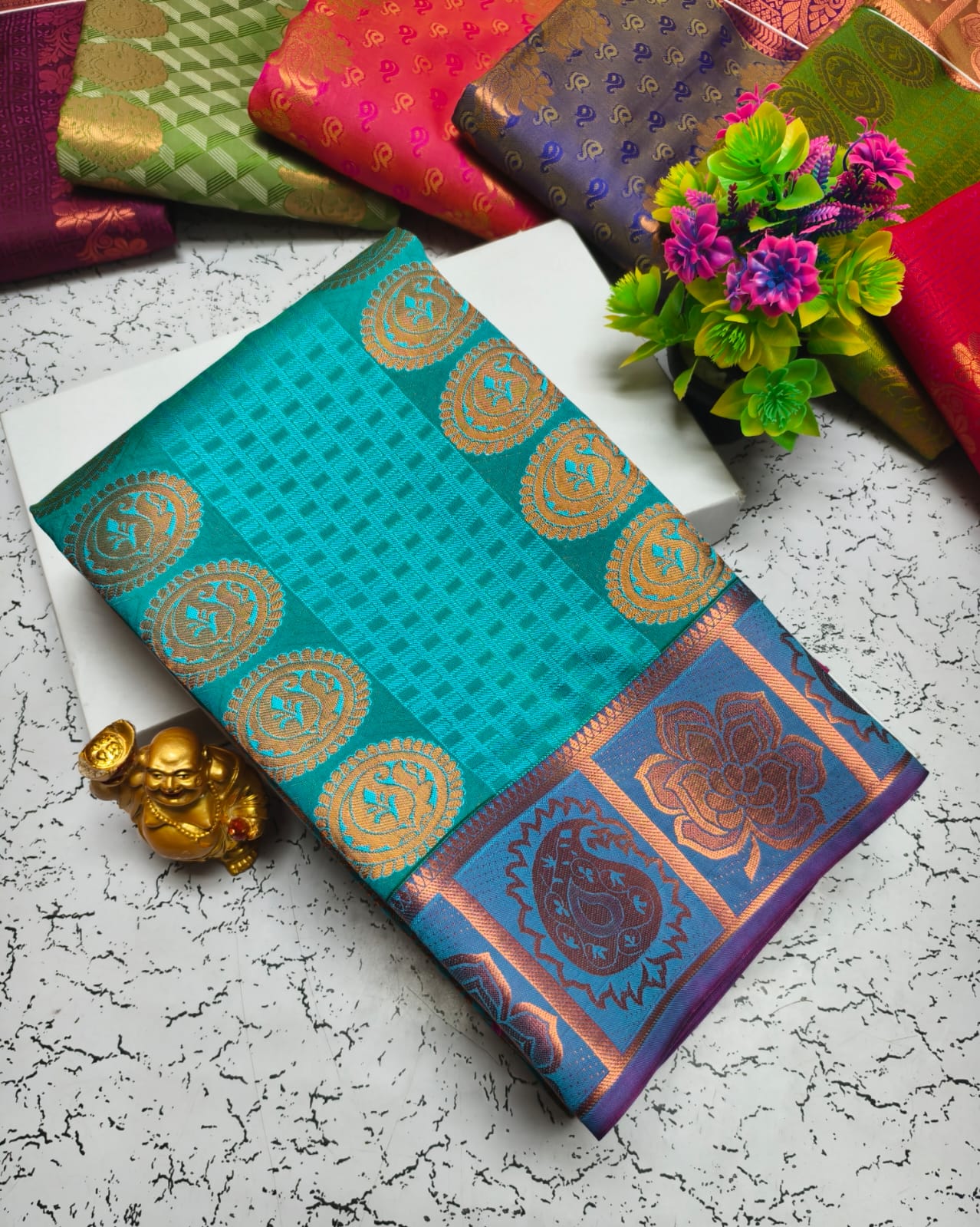 Vasthrakala Semi Silk Samuthrika Wedding Saree
